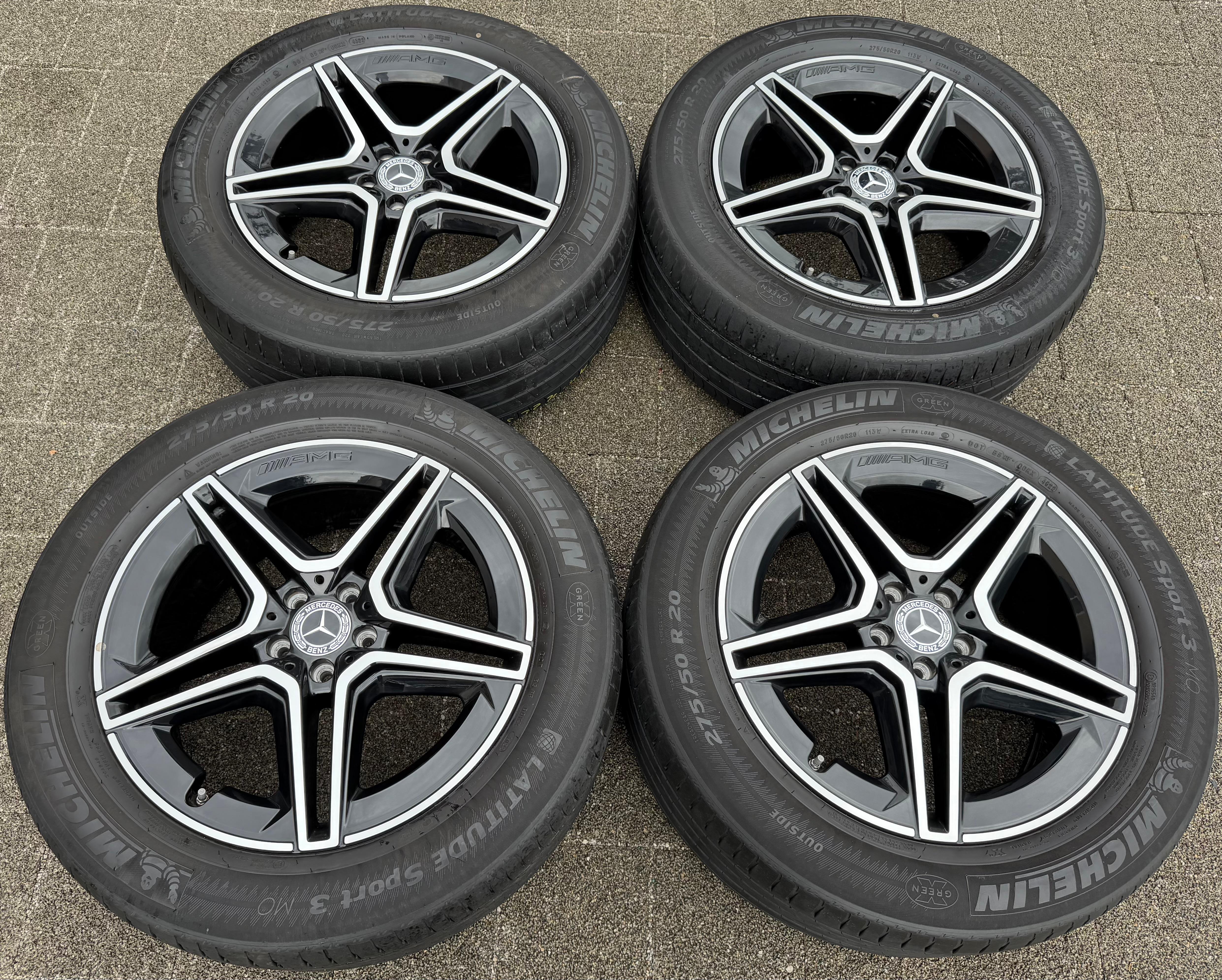 4 Original 20" Alufelgen Mercedes GLE W167 V167 C167 A1674013200 A1674013300