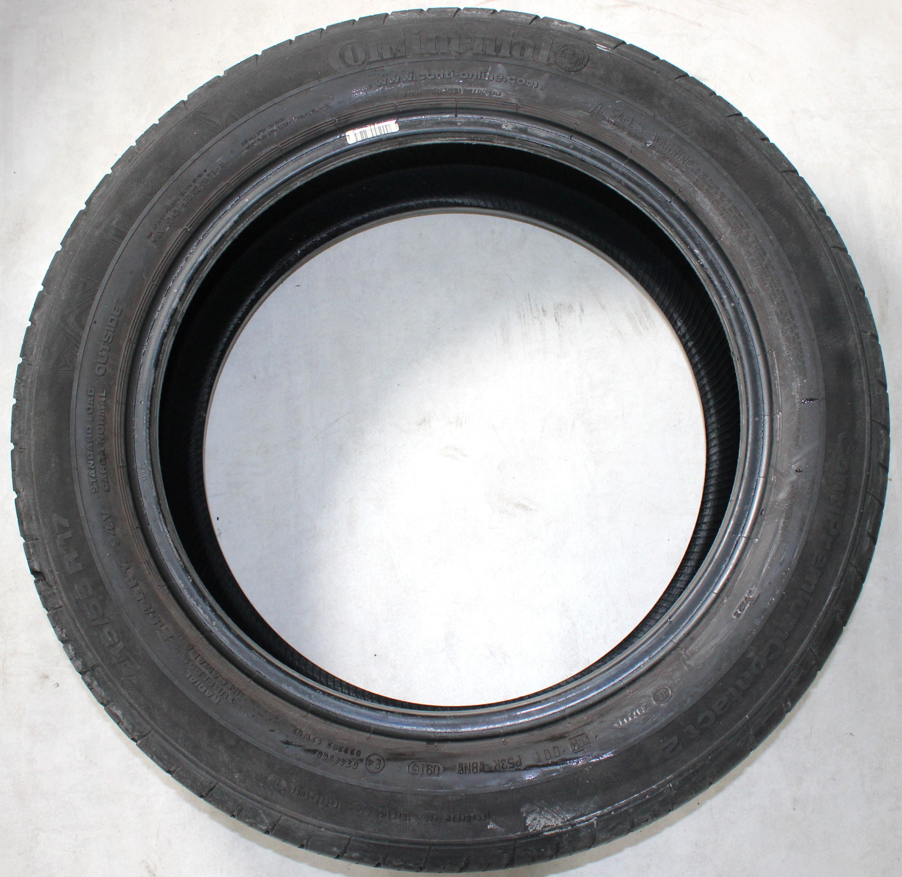 4 x 215/55R17 94V Sommerreifen Continental Premium Contact 2 5,5-6mm 2015