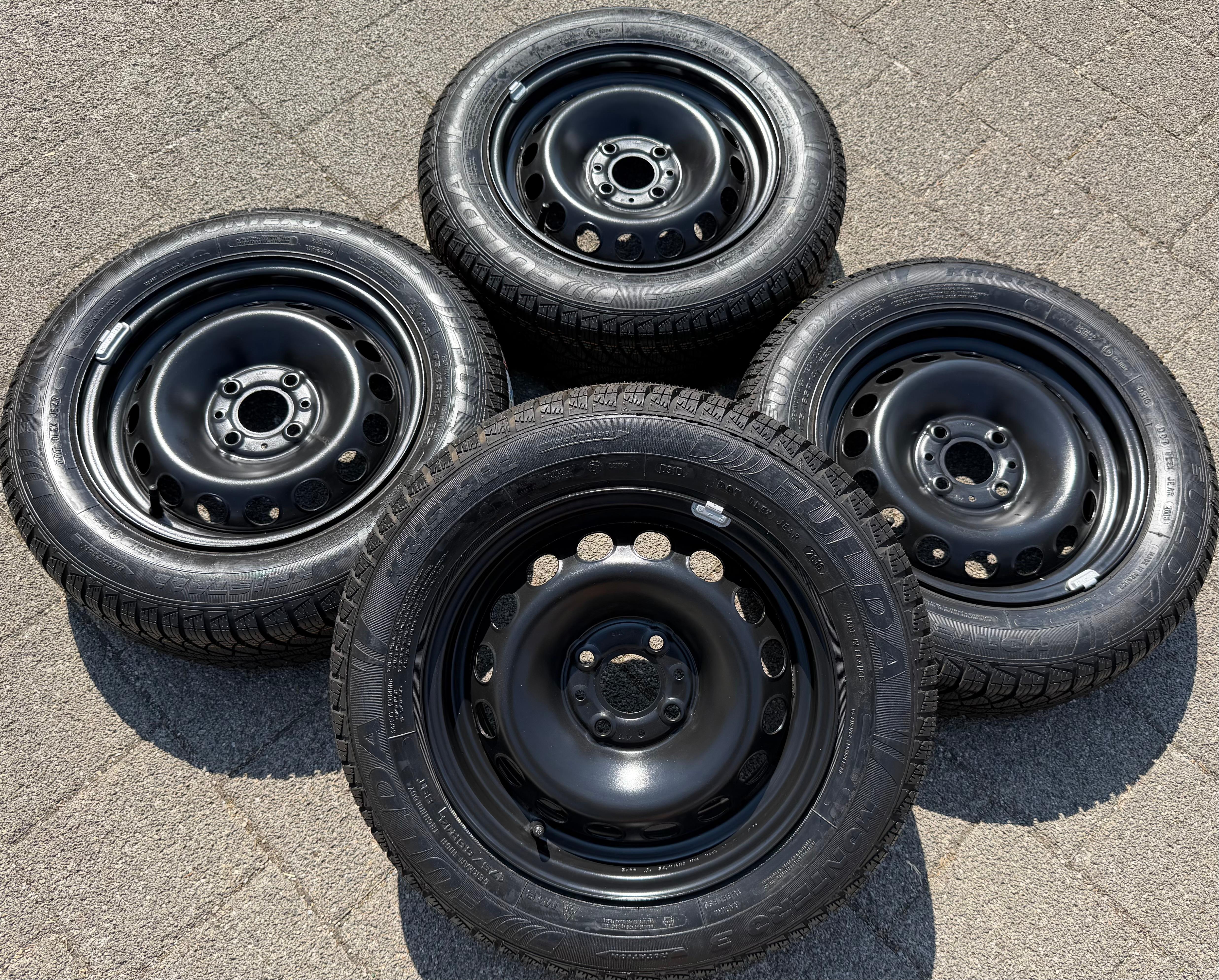 4 Winterräder Fiat 500 500C Panda 312 Ford KA RU8 175/65R14 82T Fulda