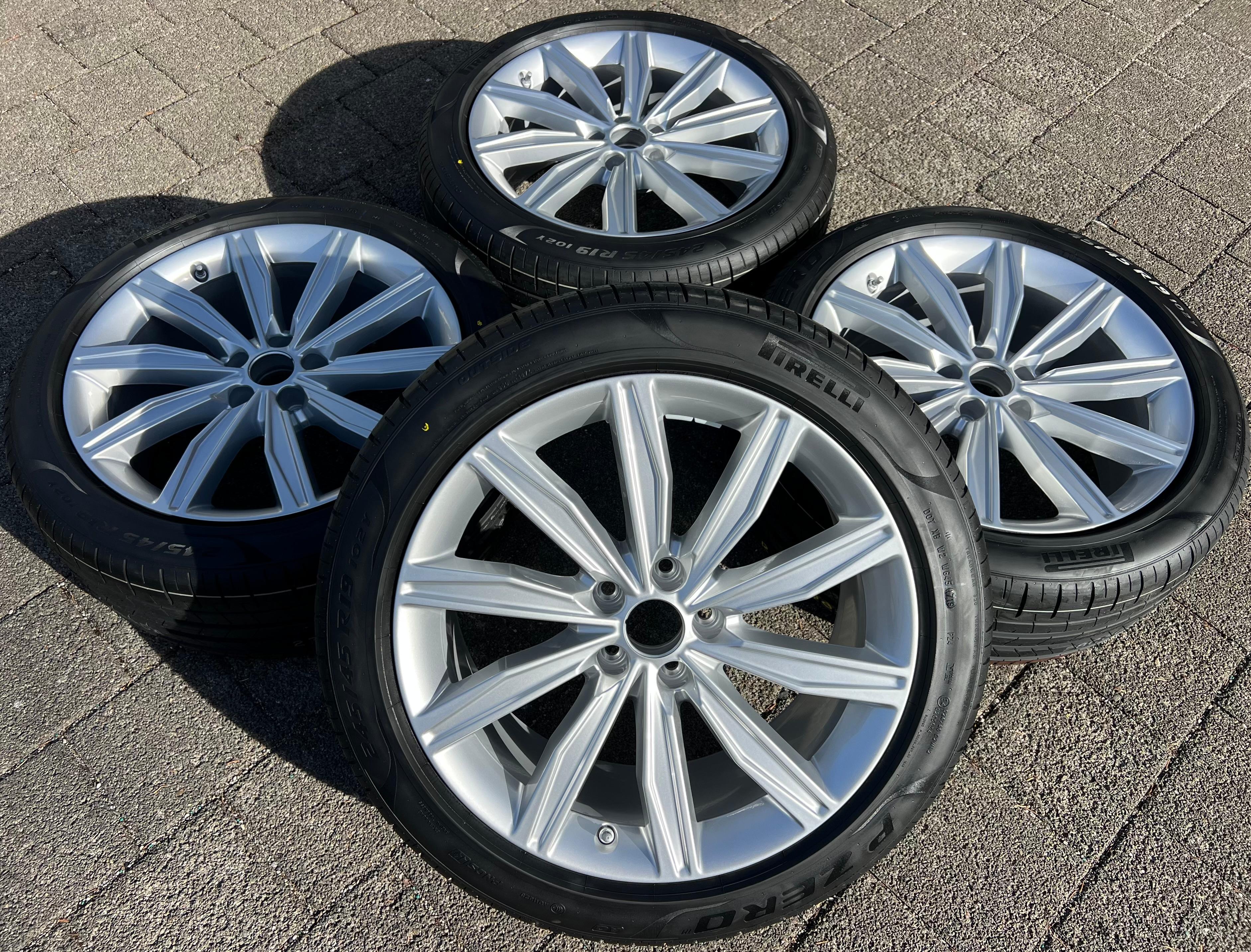 4 ORIGINAL 19" ALU SOMMERRÄDER AUDI A6 S6 C8 4K 4K0601025G 245/45R19 102Y NEU