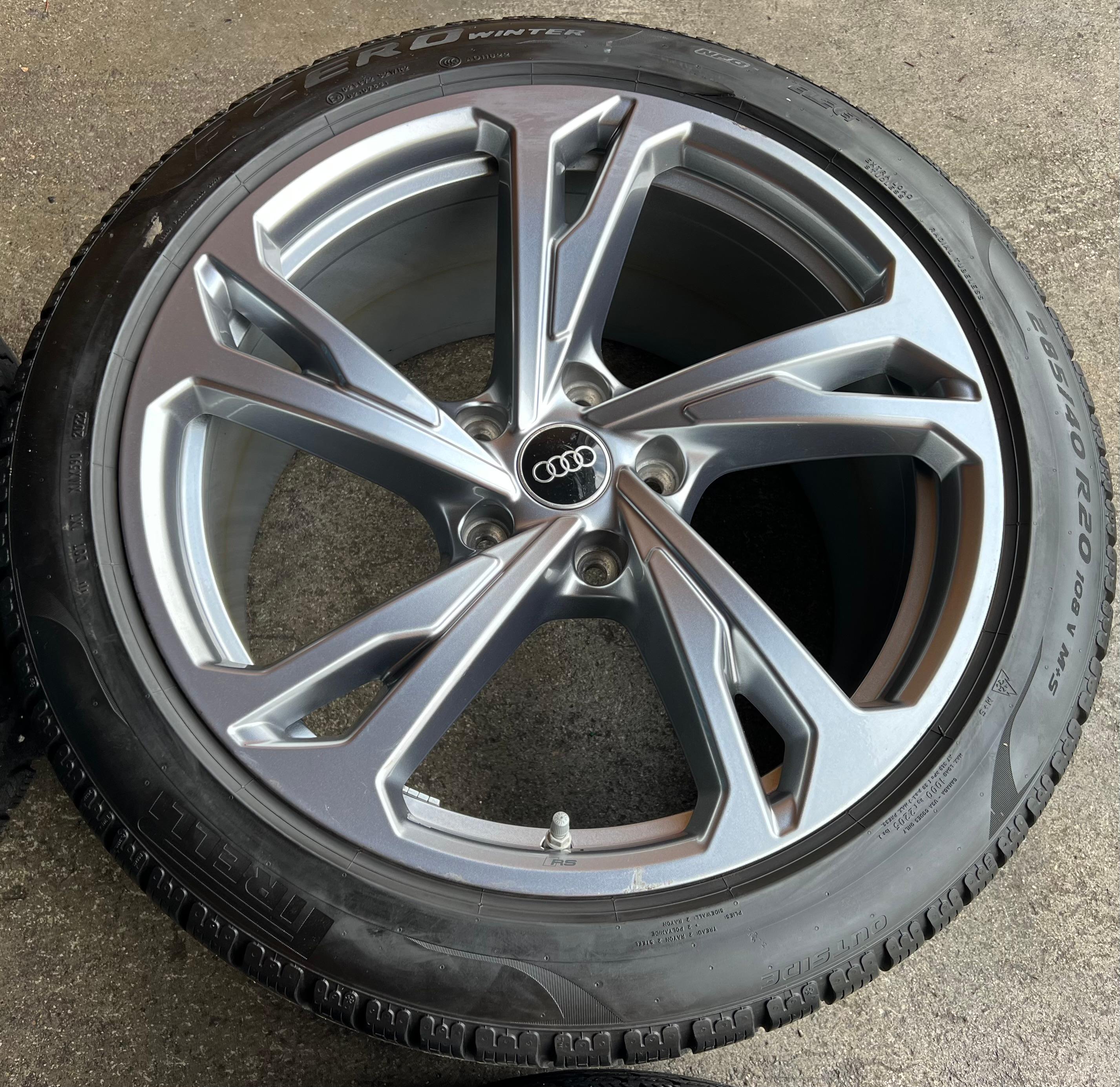 4 ORIGINAL 20" ALUFELGEN AUDI E-TRON GT RS 4J3601025AN 4J3601025AP RDKS