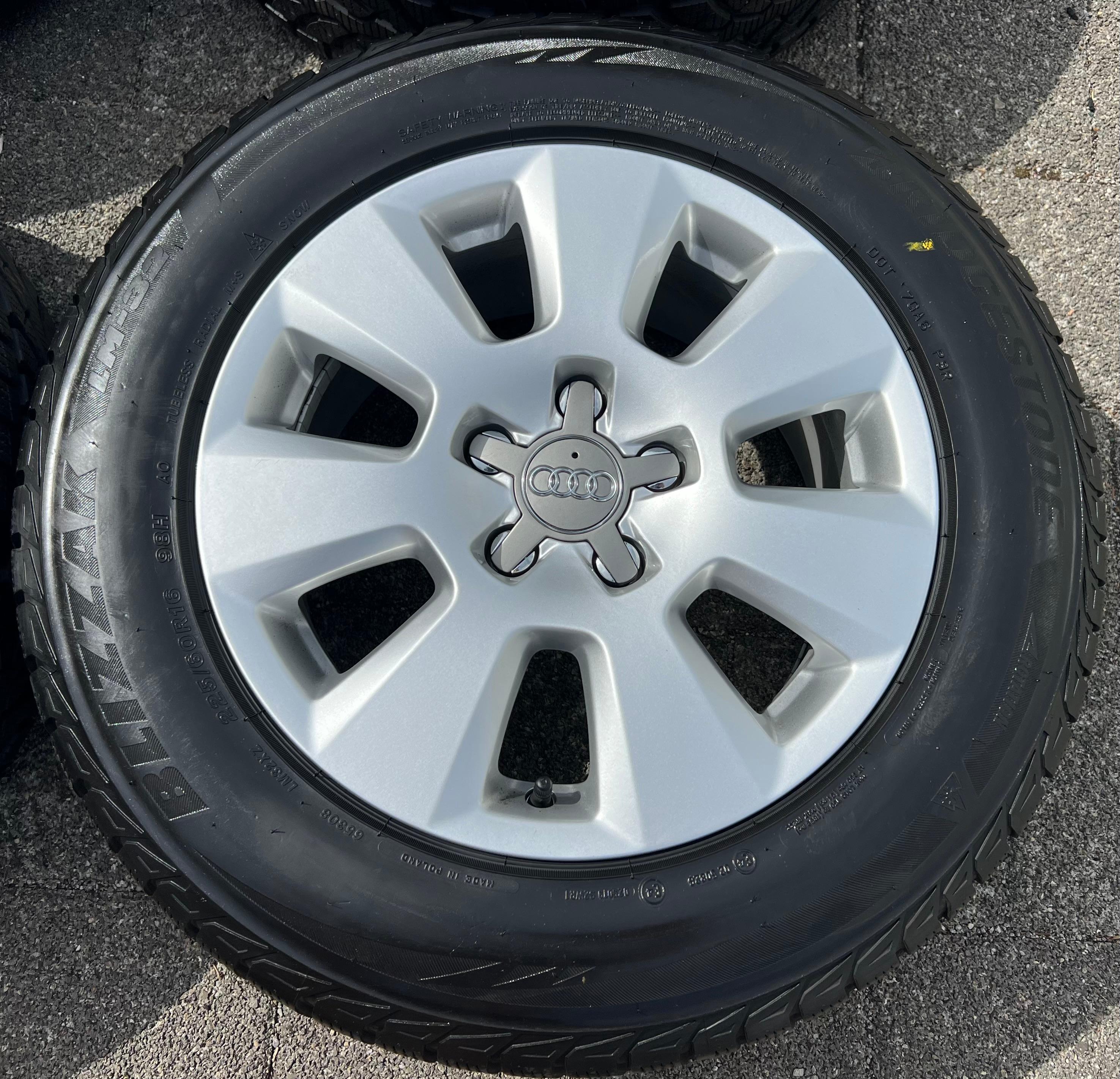 4 ORIGINAL 16" ALU WINTERRÄDER AUDI A6 4G 4G1 225/60R16 98H 7,5-8MM FREIHAUS