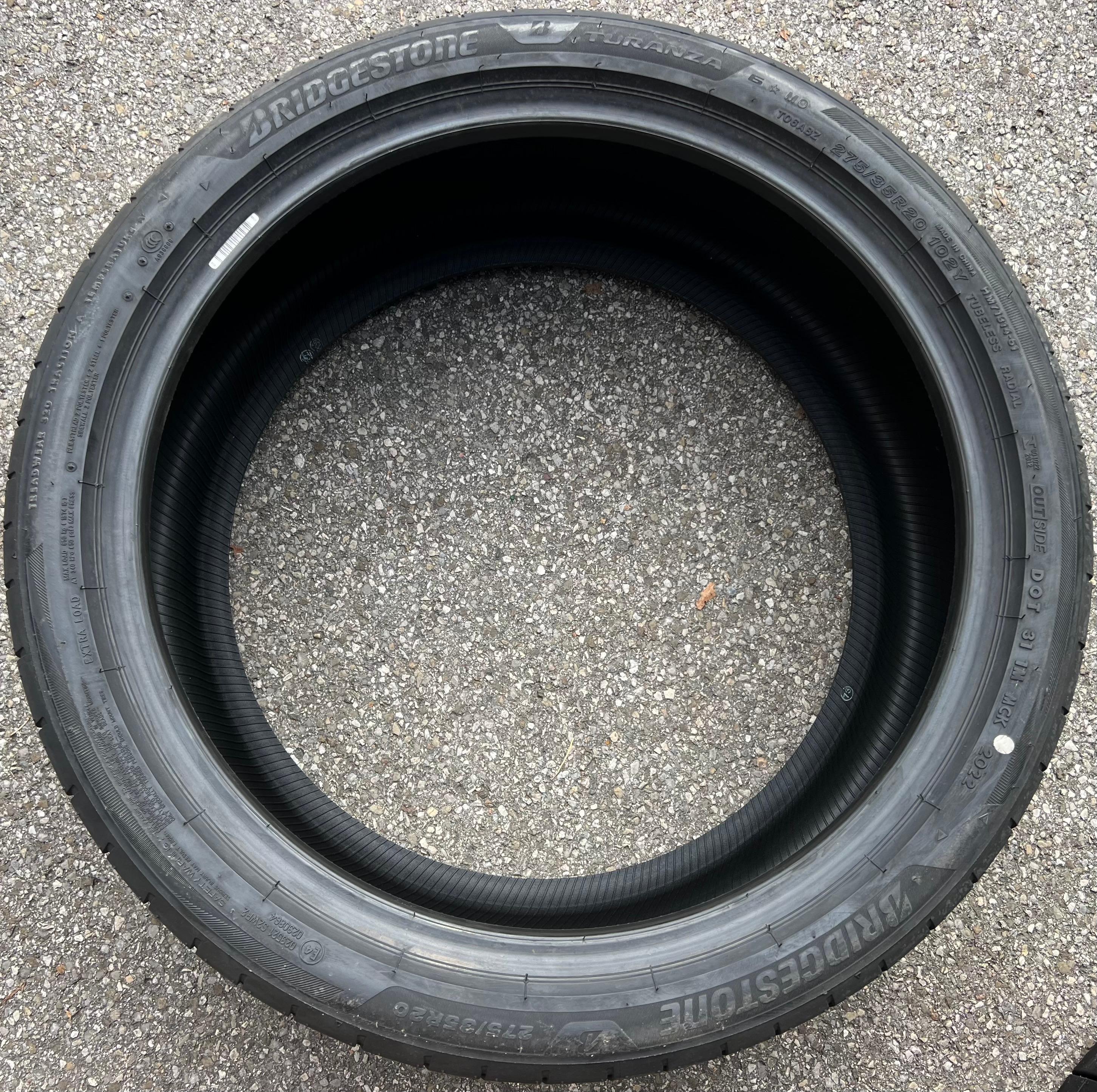 2 x 275/35R20 102Y Pneus d'été Bridgestone Turanza 6 2022 NOUVEAU franco domicile