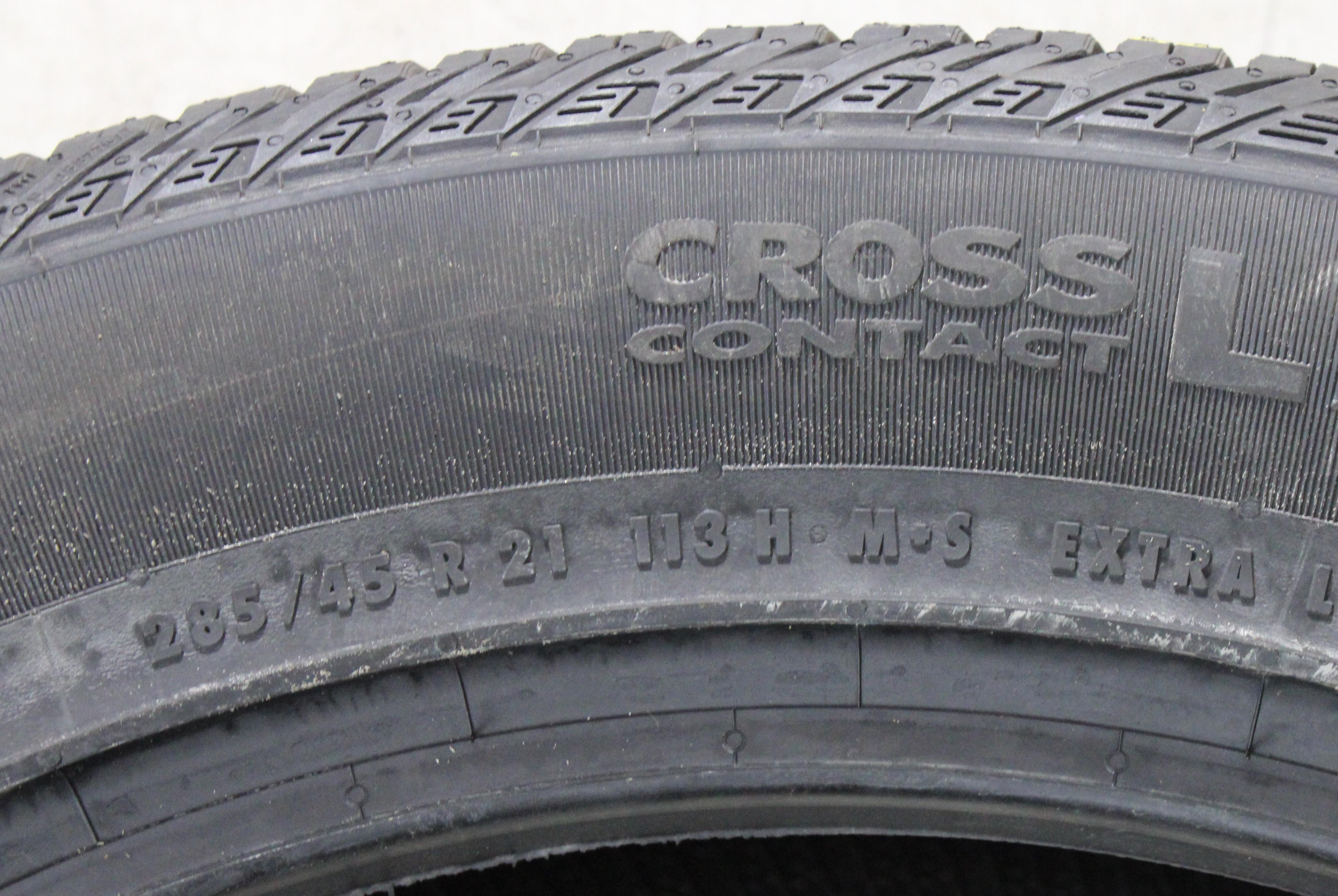 1 neumático de verano 285/45R21 113H Continental Cross Contact LX Sport AO 2022 XL