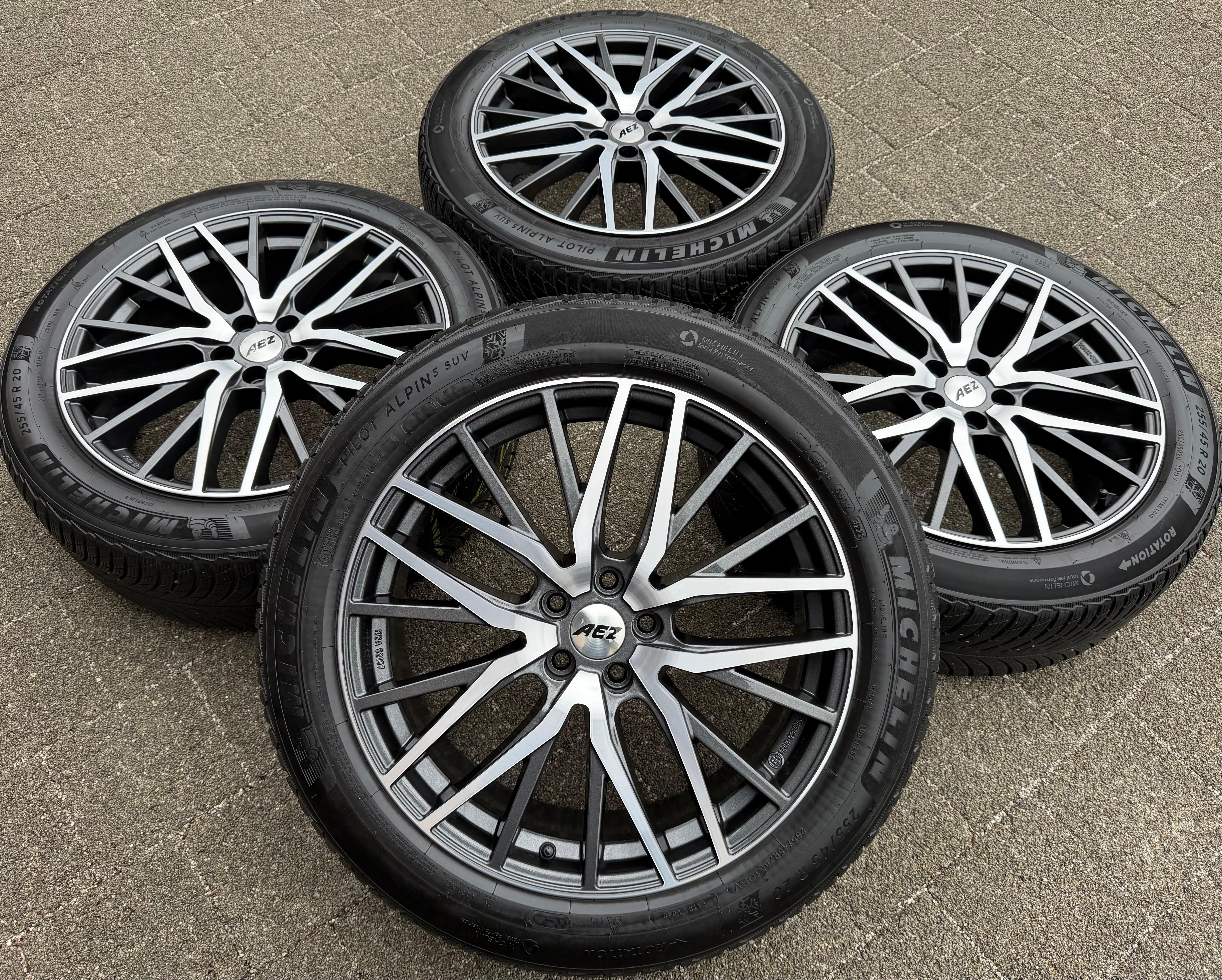 4 ALU 20" WINTERRÄDER VOLVO XC60 U D 255/45R20 105V MICHELIN PILOT ALPIN 5