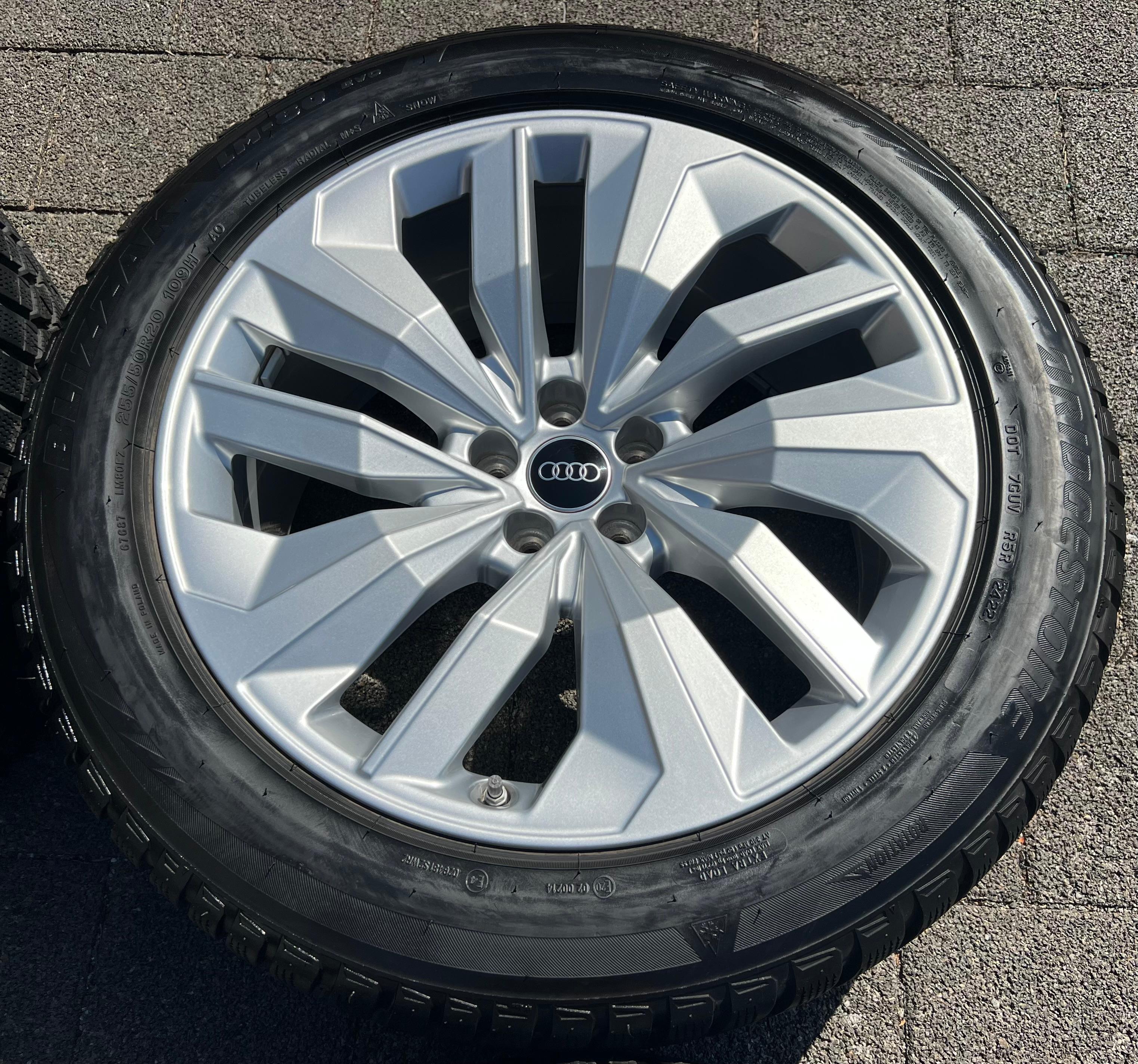 4 ORIGINAL 20" ALU WINTERRÄDER AUDI Q8 GE E-TRON 4KE601025N 255/50R20 109H 2022