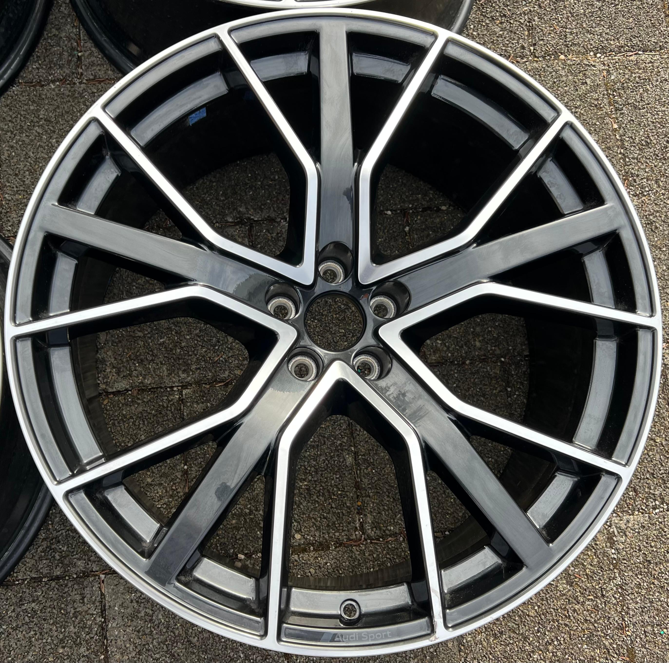 4 JANTES ORIGINALES 22" EN ALU AUDI Q7 SQ7 4M 4M0601025DP 10x22 ET26 FREIHAUS