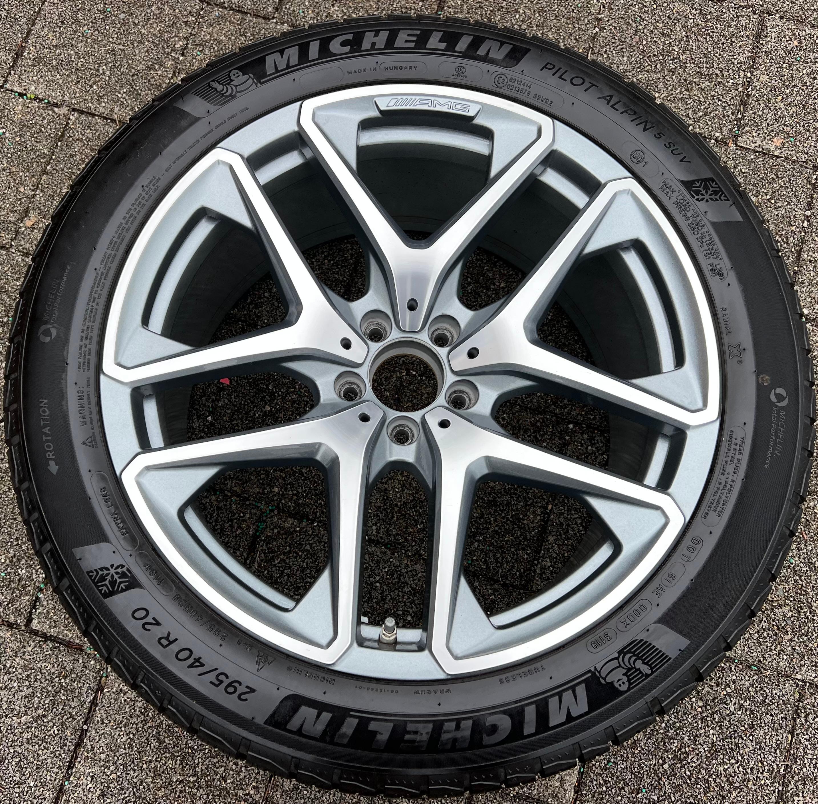 1 jante alu d'origine 20" pour Mercedes GLC W253 63 AMG A2534015500 10x20 ET28