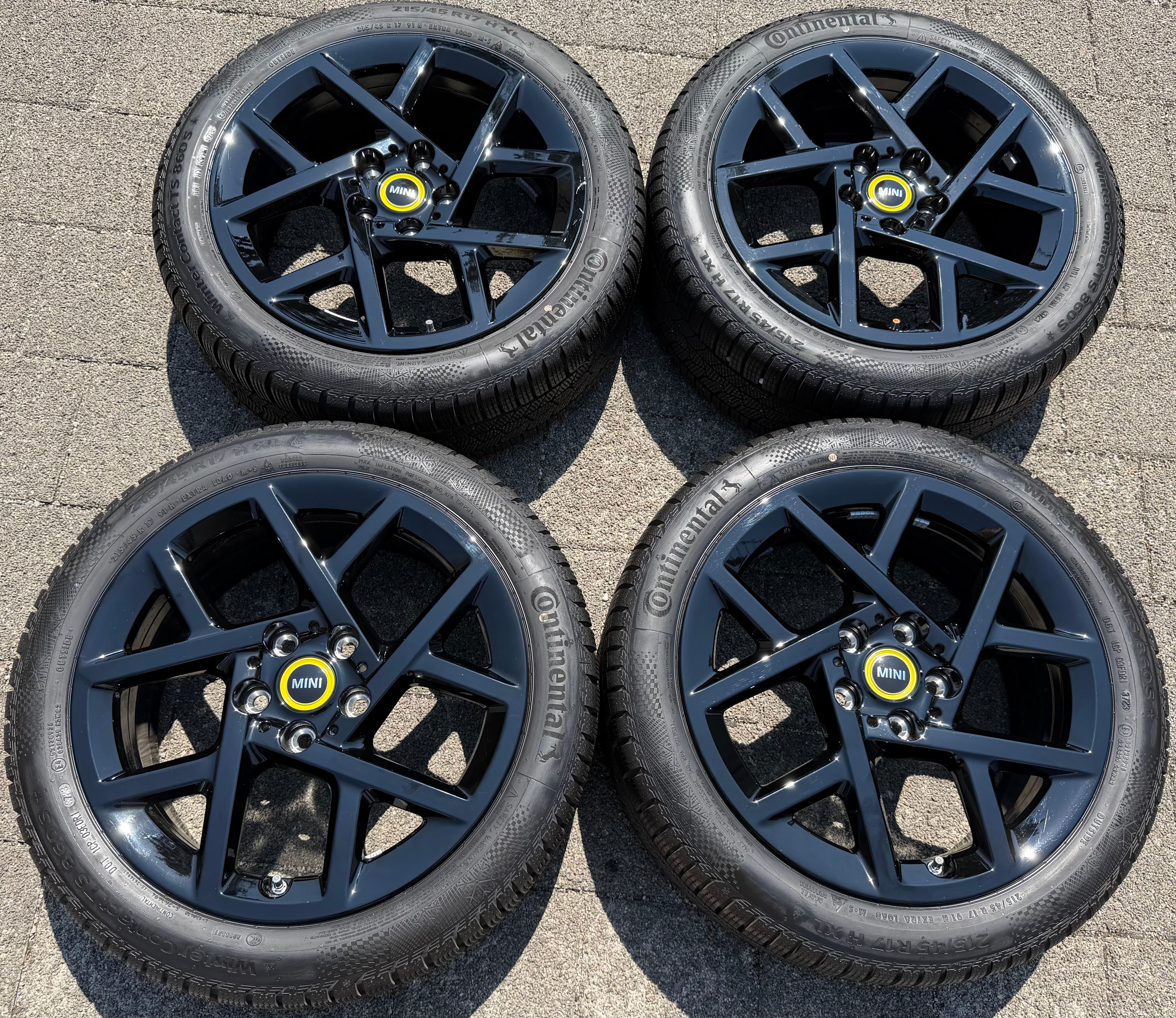 4 Original 17" Alu Winterräder Mini F65 F66 F67 Sprint Spoke 907 2023 Continental