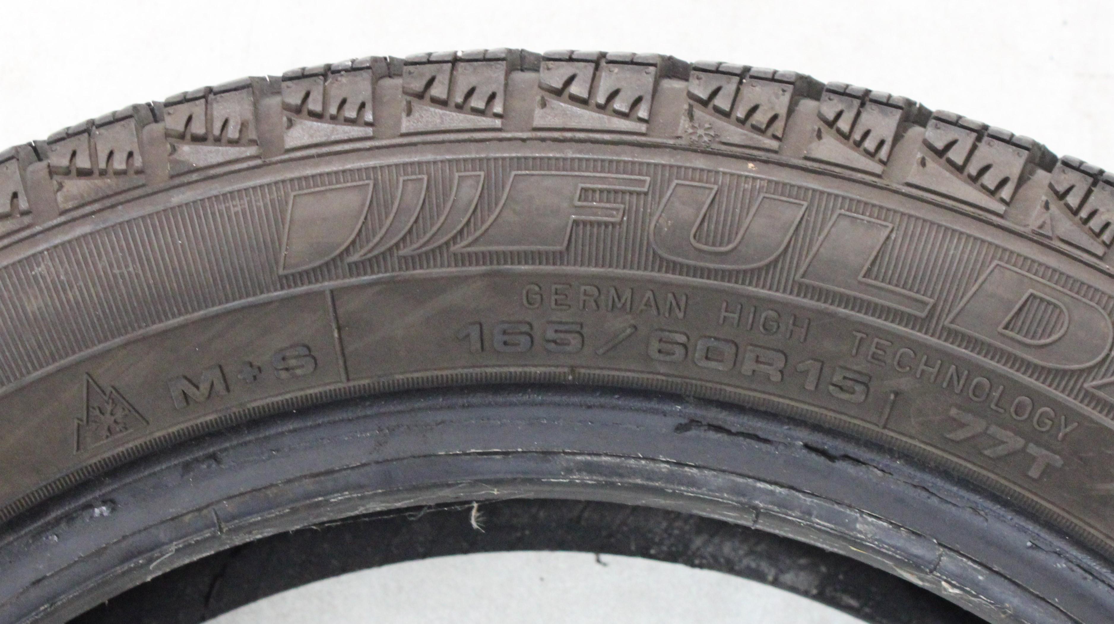 4 x 165/60R15 77T pneumatici invernali Fulda Kristall Montero 3 2x5mm/2x6-6,5mm 2016