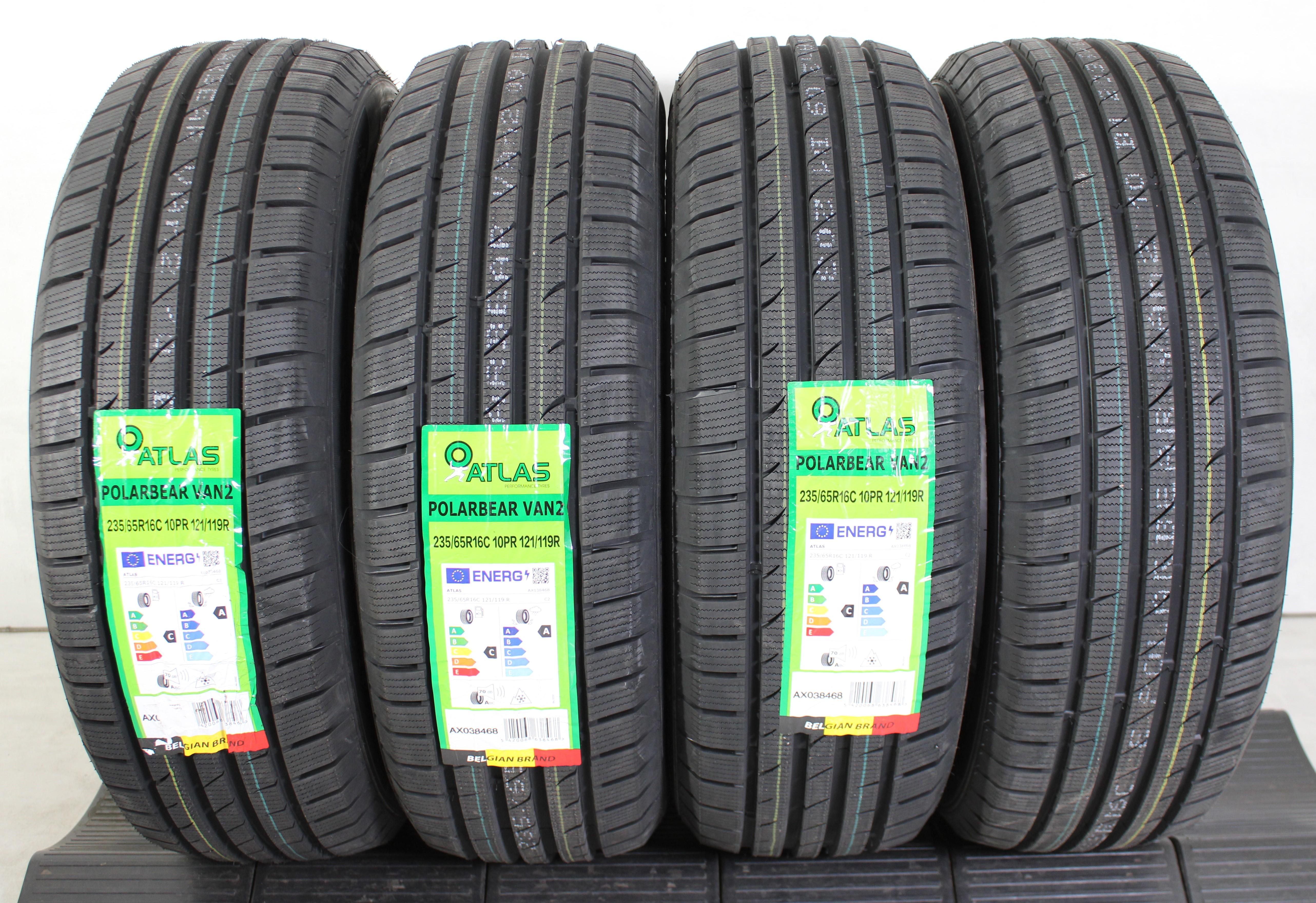 4 x 235/65R16C 121/119R pneumatici invernali Atlas Polarbear Van2 2024 NUOVO Consegna gratuita