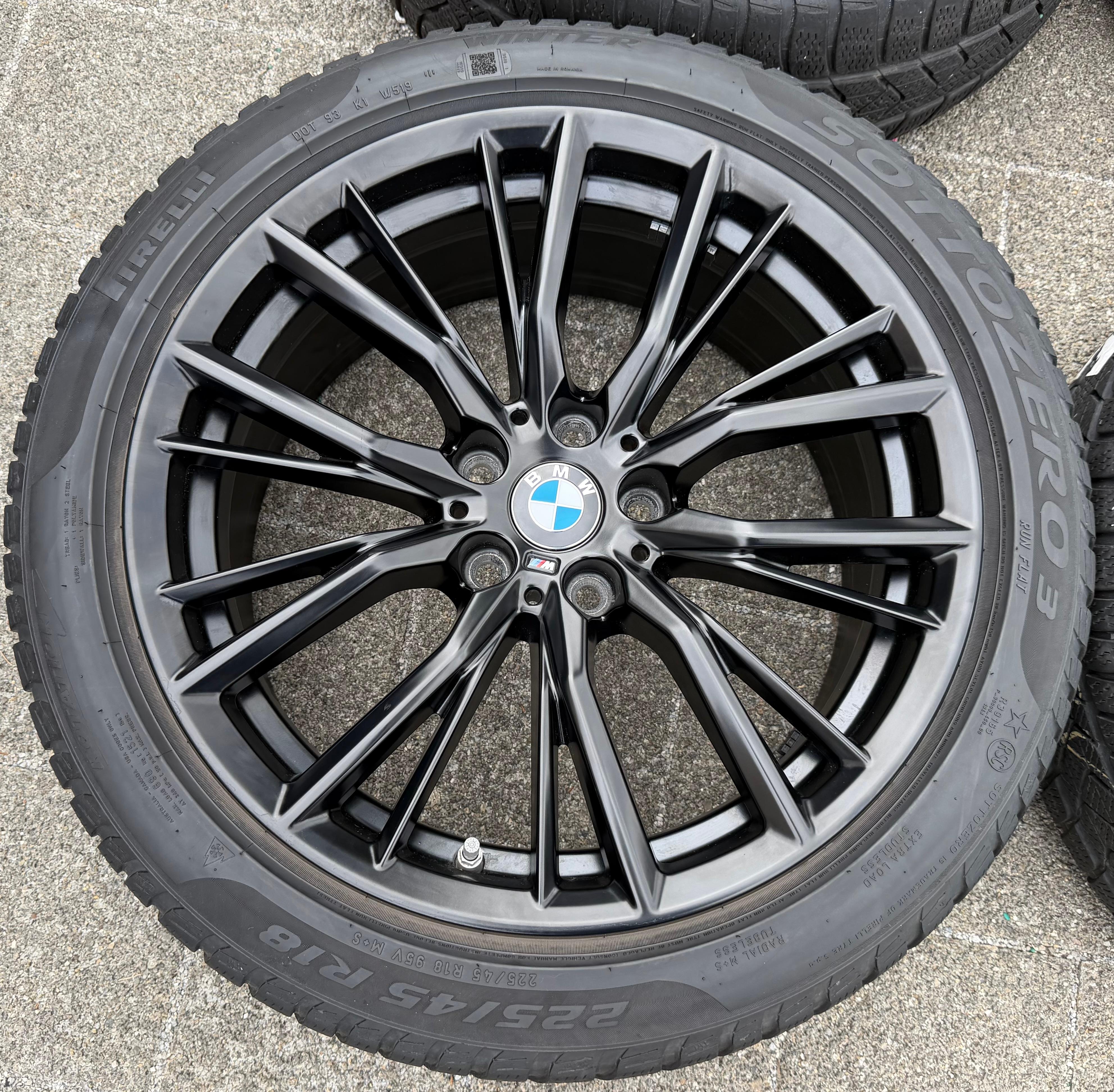 4 Original 18" Alu Winterräder BMW 3ER Reihe G20 G21 4ER G22 G23 2ER G42 M796 RDKS
