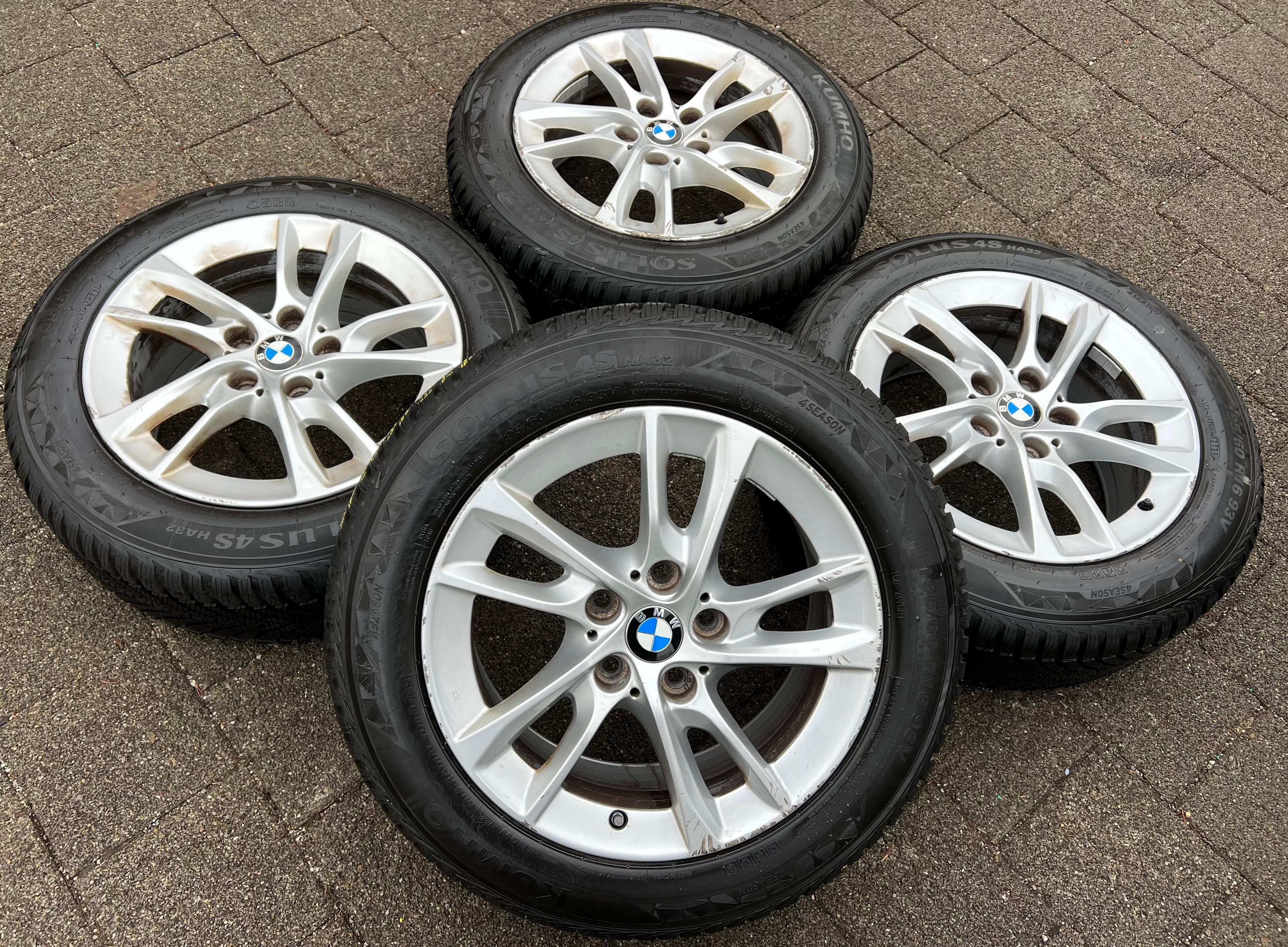 4 ORIGINAL 16" ALU ALLWETTERRÄDER BMW 1ER REIHE F40 STYLING 474 2023 195/60R16 89H