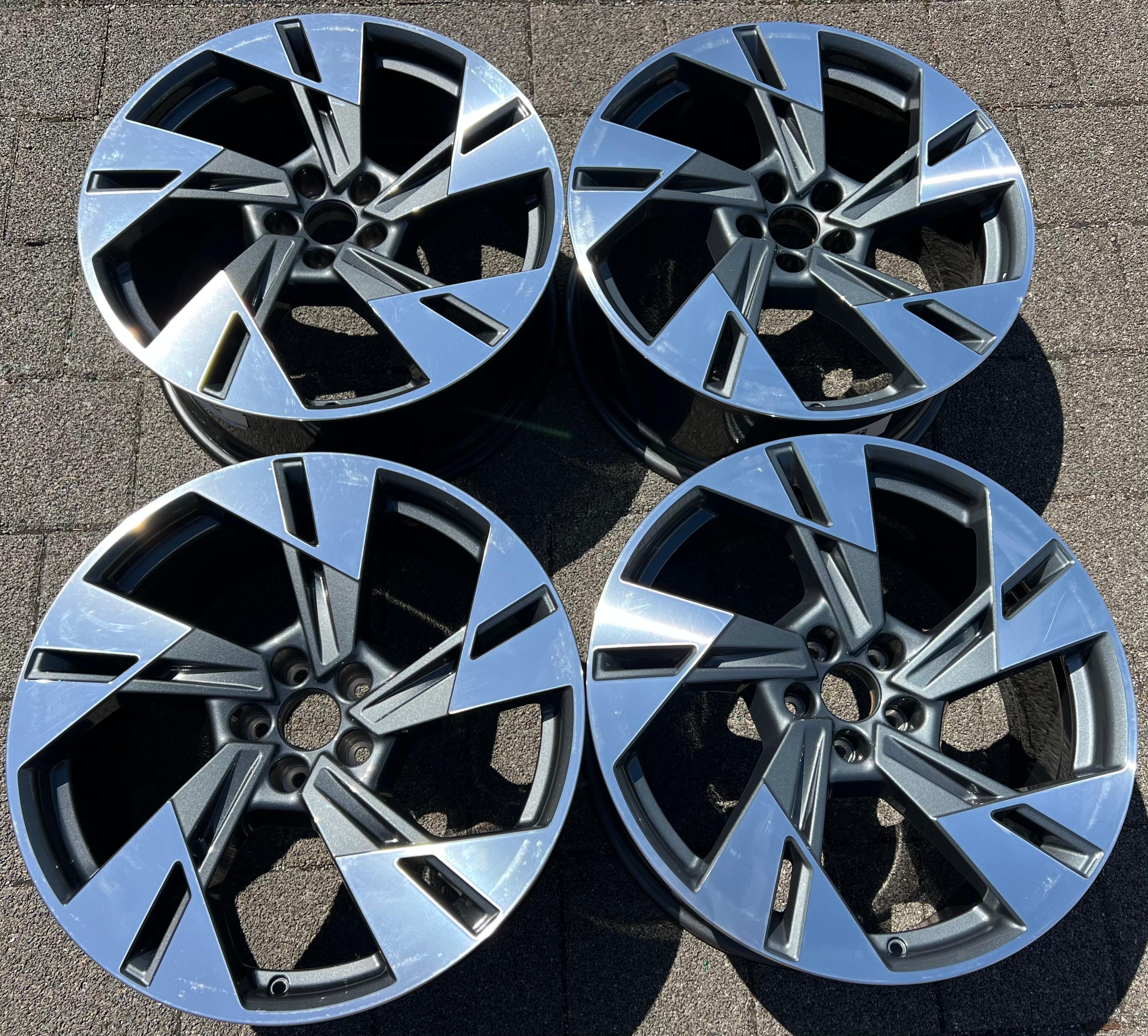 4 ORIGINAL 20" ALUFELGEN FELGEN AUDI E-TRON 4KE 9x20 ET38 4KE601025T FREIHAUS