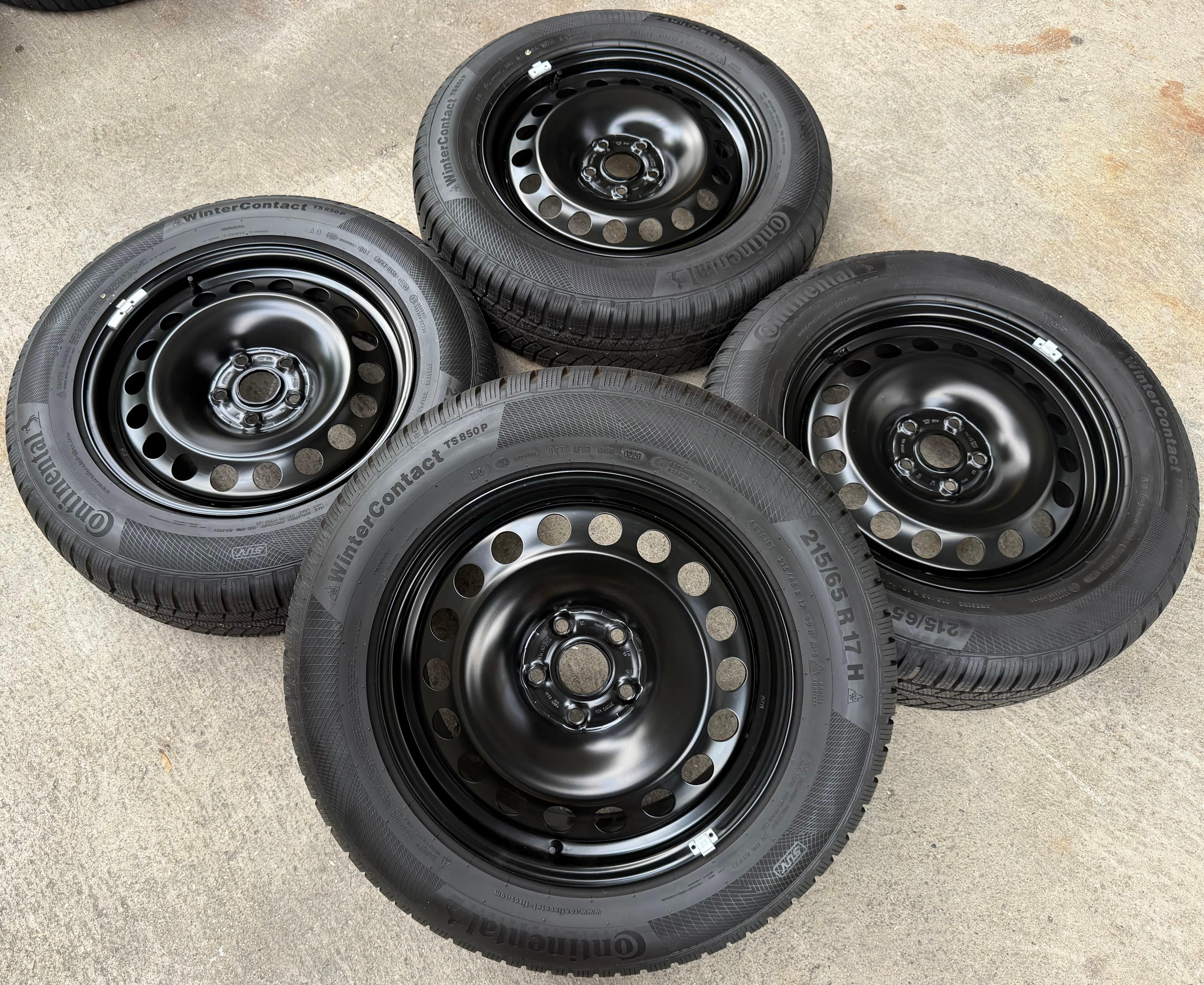 4 ruedas de invierno Audi Q3 F3 Seat Tarraco Skoda Kodiaq VW Tiguan II 5NA 215/65R17 99H Continental