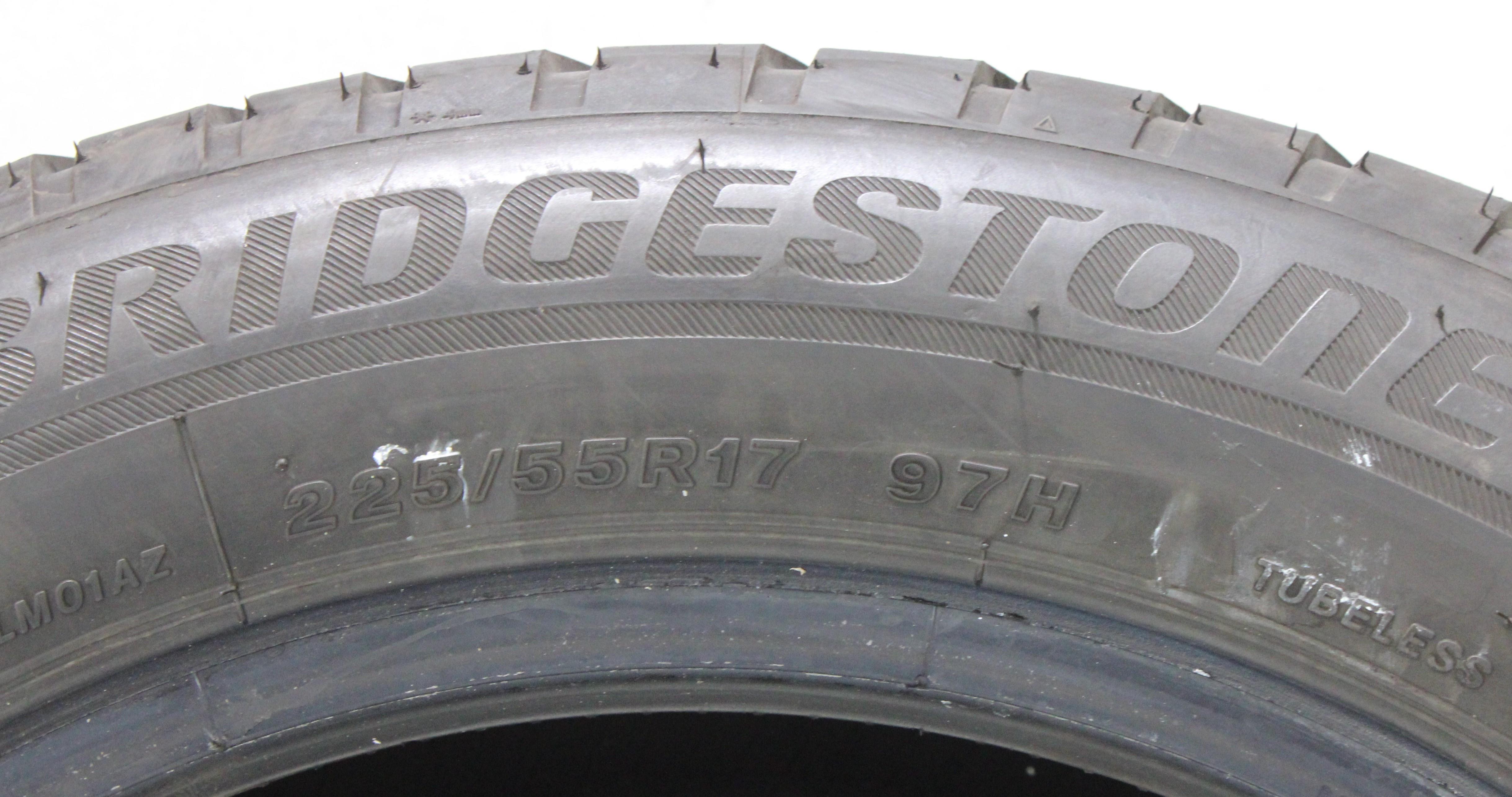 2 x 225/55R17 97H Winterreifen Bridgestone Blizzak LM001 * Runflat 6-6,5mm 2019