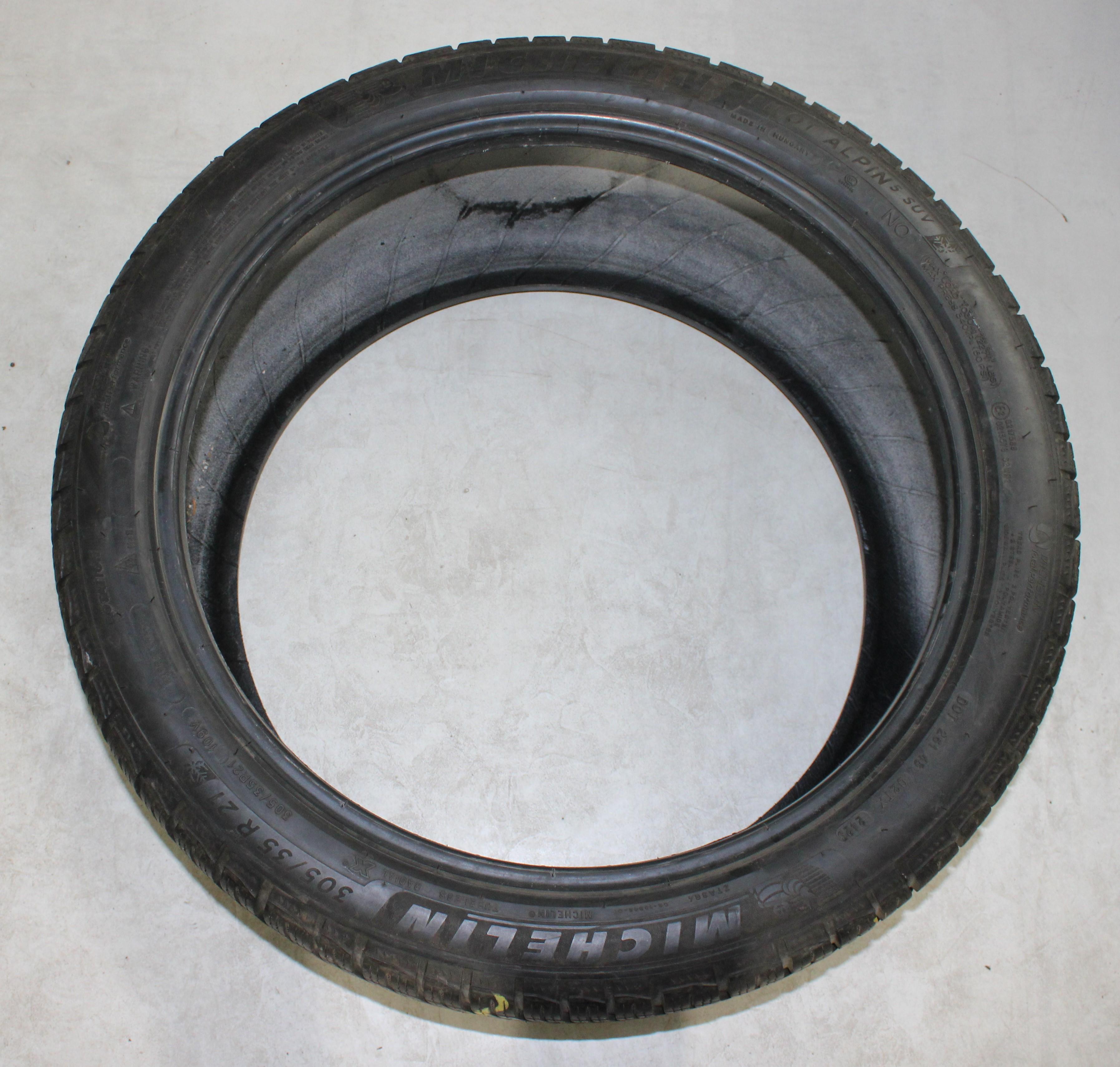 2 x 305/35R21 109V Winterreifen Michelin Pilot Alpin 5 4,5-5mm 2023 N0