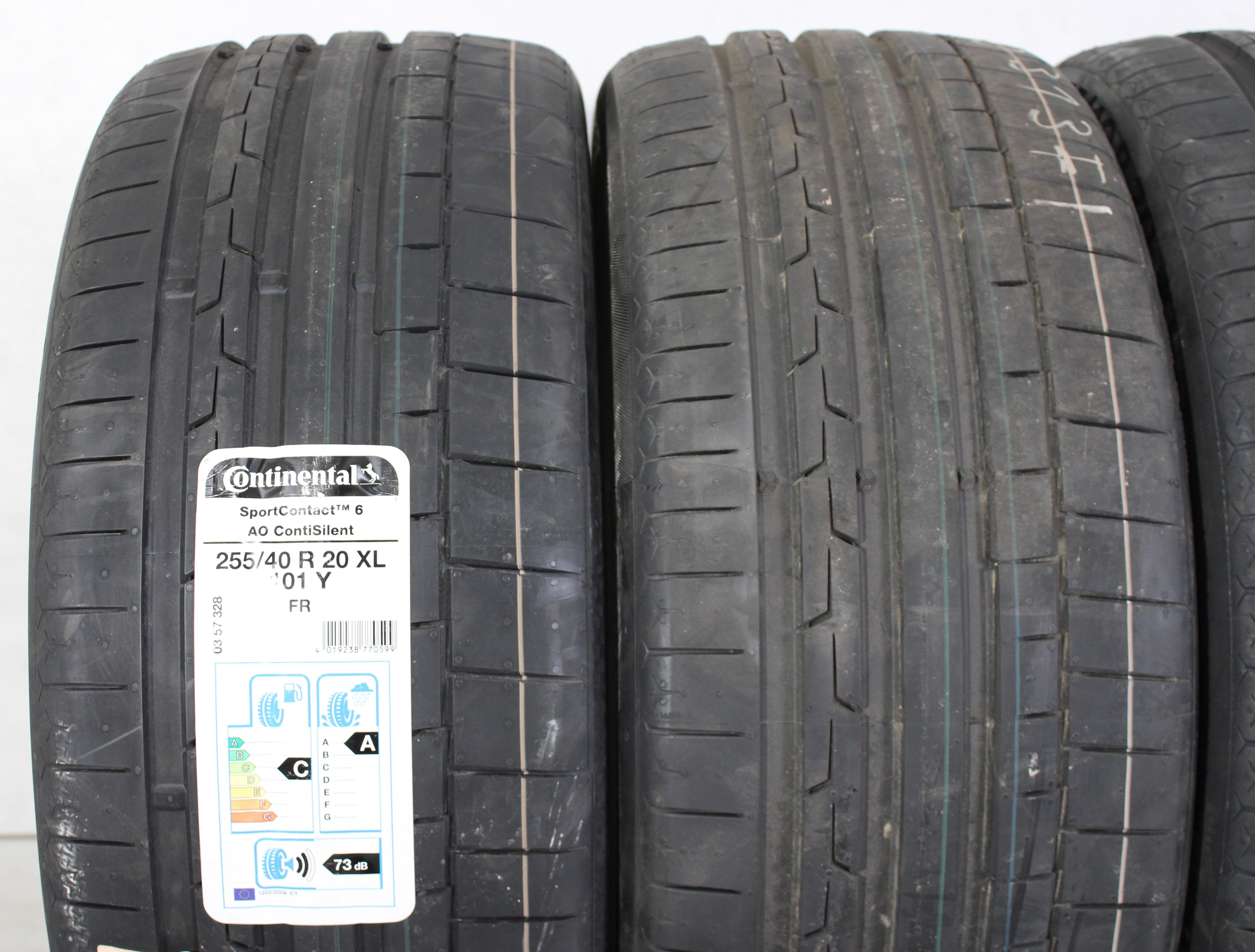 4 x 255/40R20 101Y neumáticos de verano Continental Sport Contact 6 NEW 2020 Silent AO