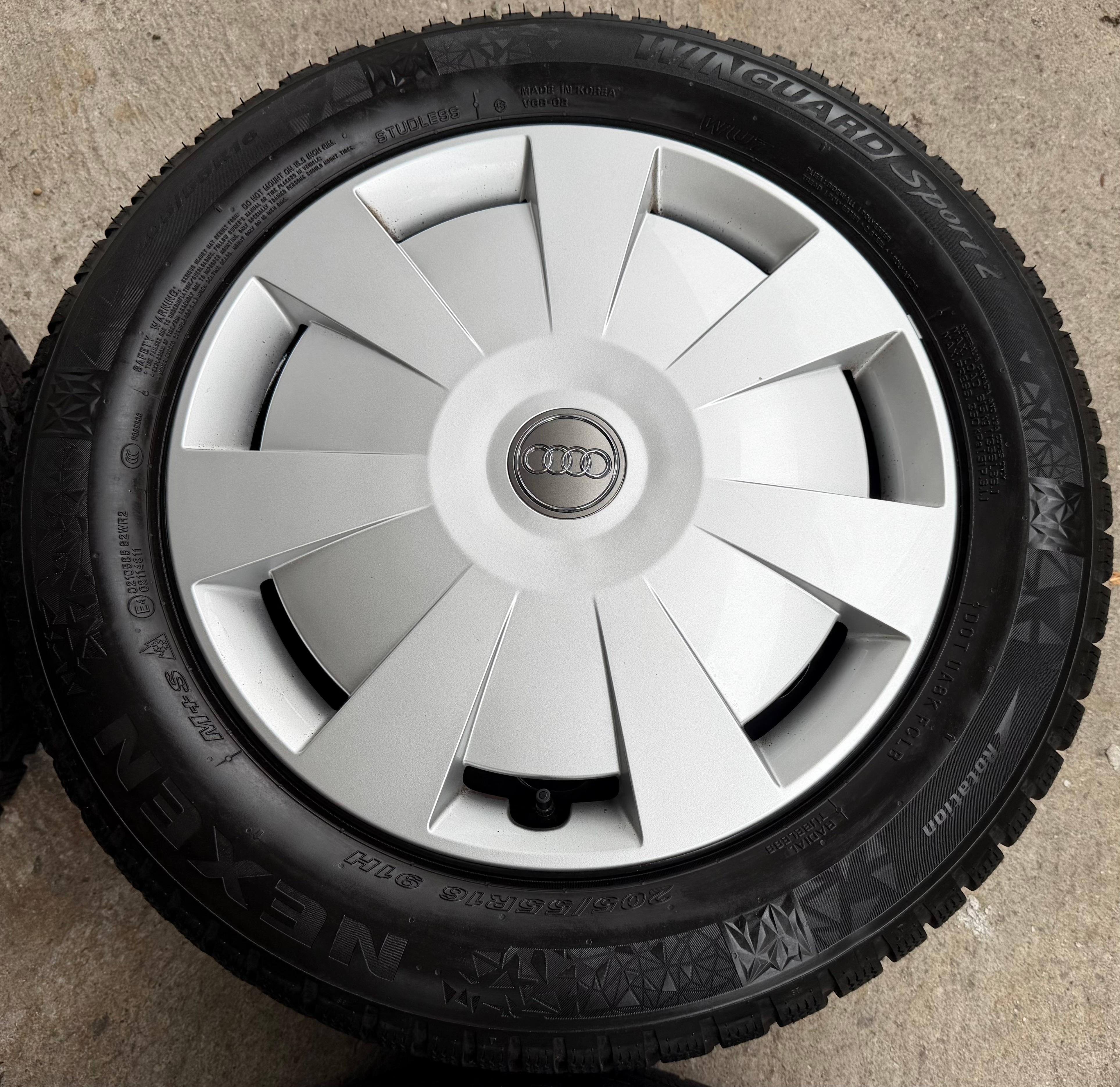 4 Winterräder Audi A3 8V Sportback Cabrio  205/55R16 91H Nexen 8V0601027A 2022