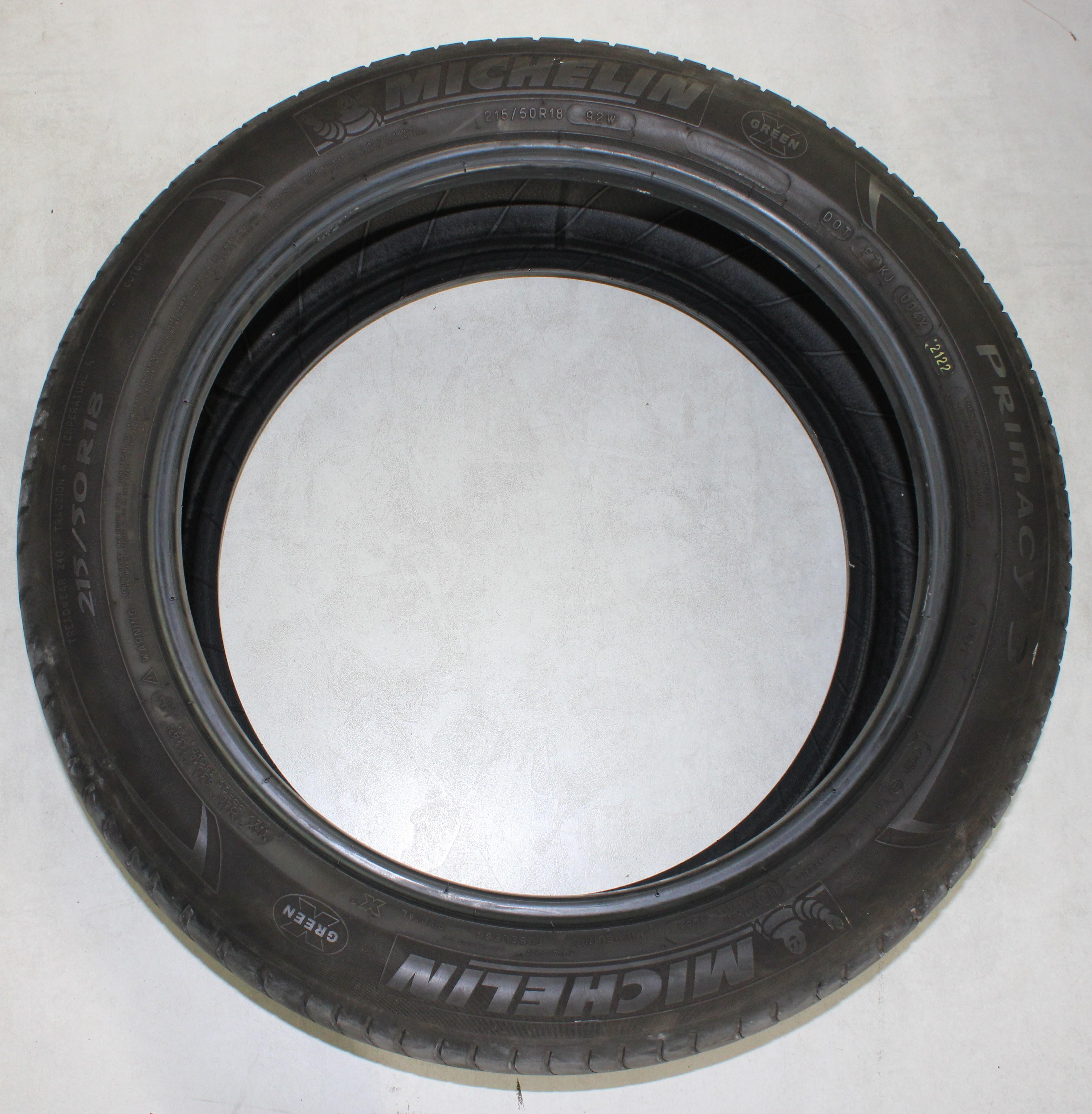 1 x 215/50R18 92W Sommerreifen Michelin Primacy 3 AO1 5mm 2022