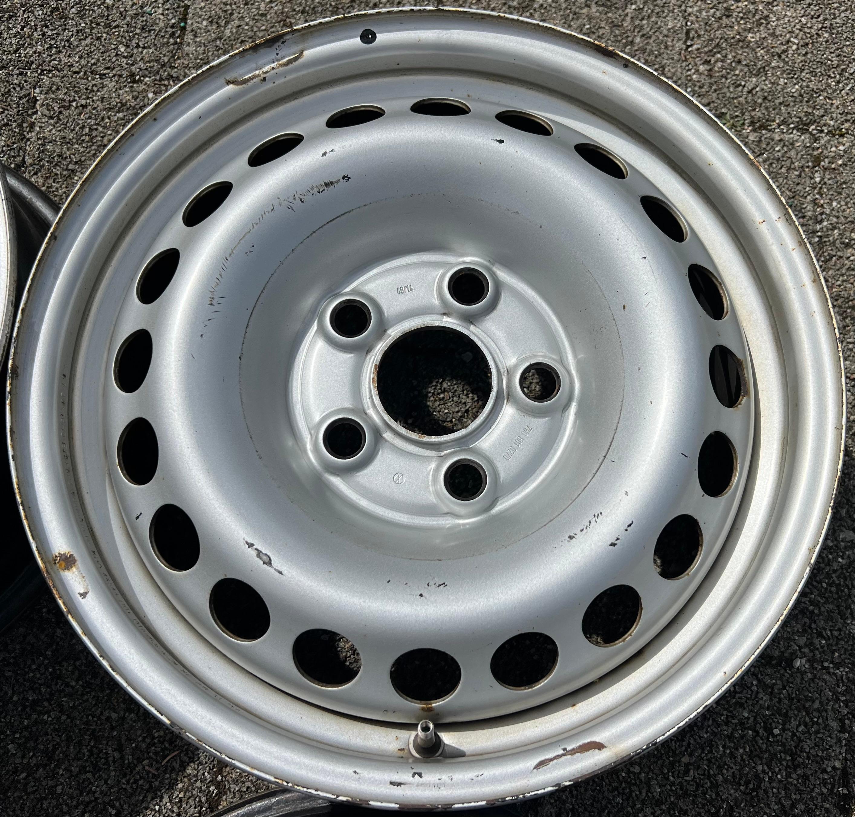 4 FELGEN 16" STAHLFELGEN VW BUS T5 T6 6,5x16 ET51 5x120 5x120 FREIHAUS