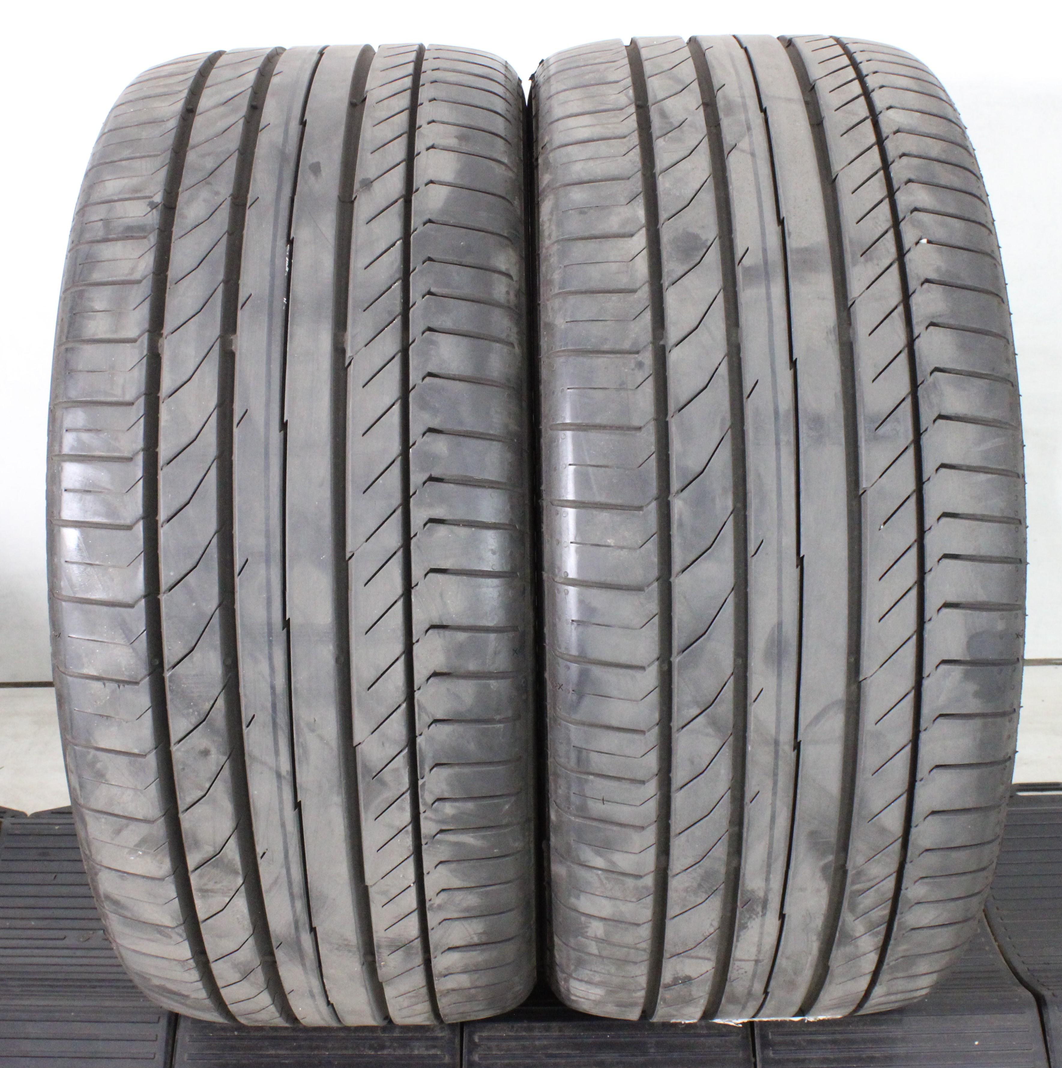 2 x 255/40R18 95Y Sommerreifen Continental Sport Contact 5 SSR* Runflat 6-6,5mm 2017
