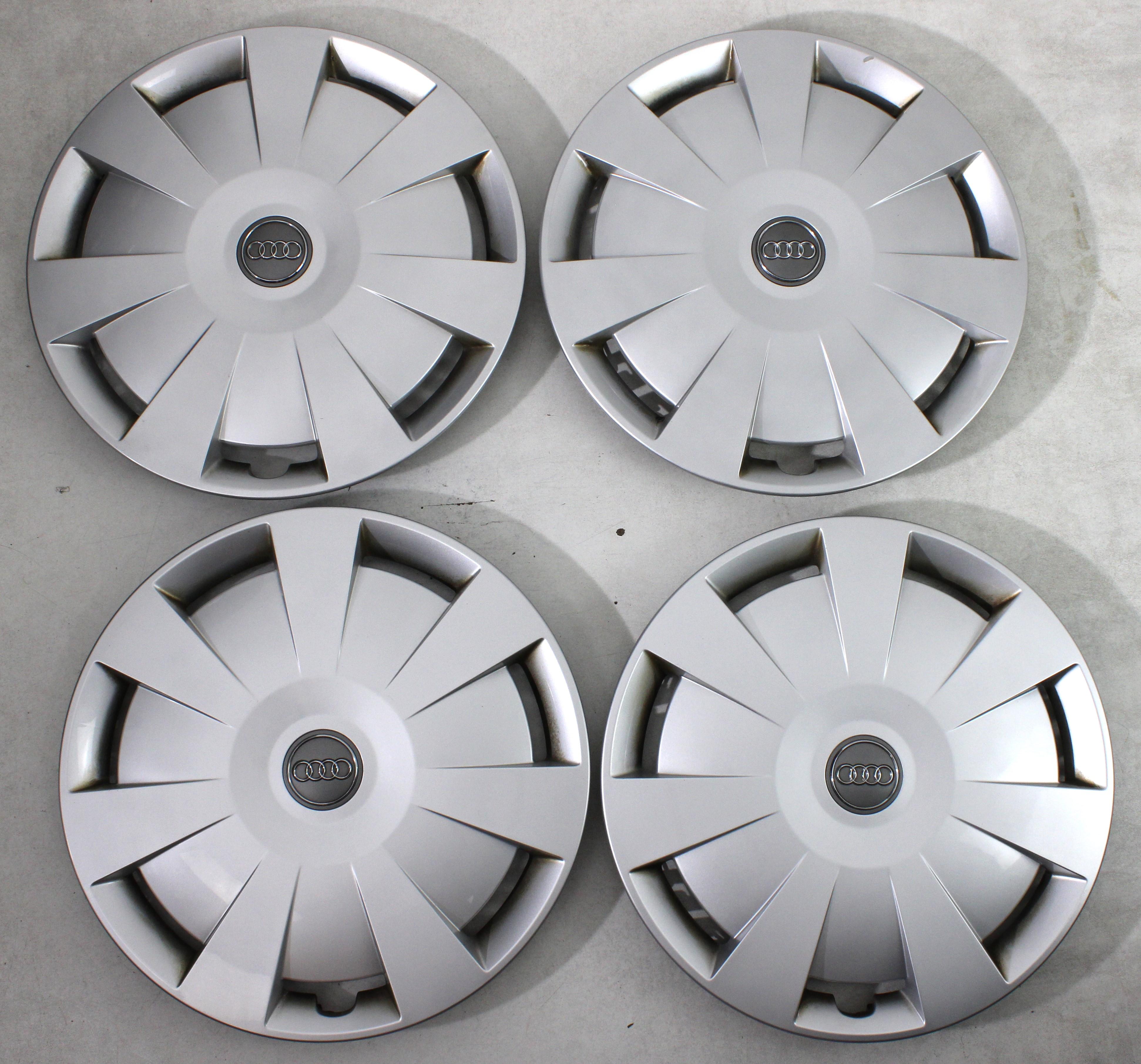 4 ORIGINAL 16" RADKAPPEN AUDI A3 A4 Q2 8V0601147D 16 ZOLL RADBLENDEN FREIHAUS