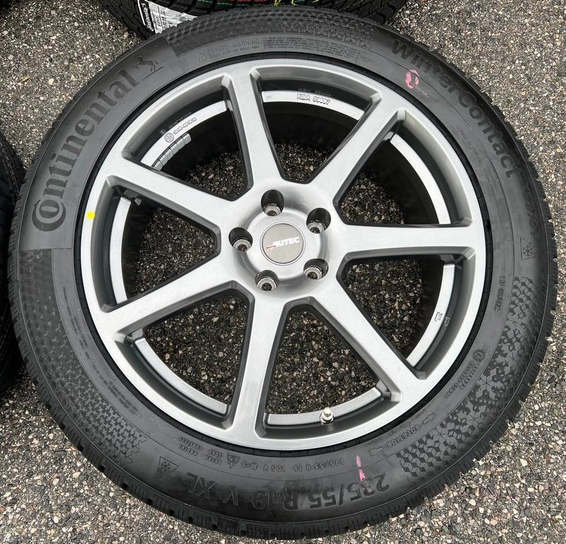 4 ROUES D'HIVER ALU 19" AUDI Q4 FZ SKODA ENYAQ NY VW ID.4 ID4 E2 CONTINENTAL 2022