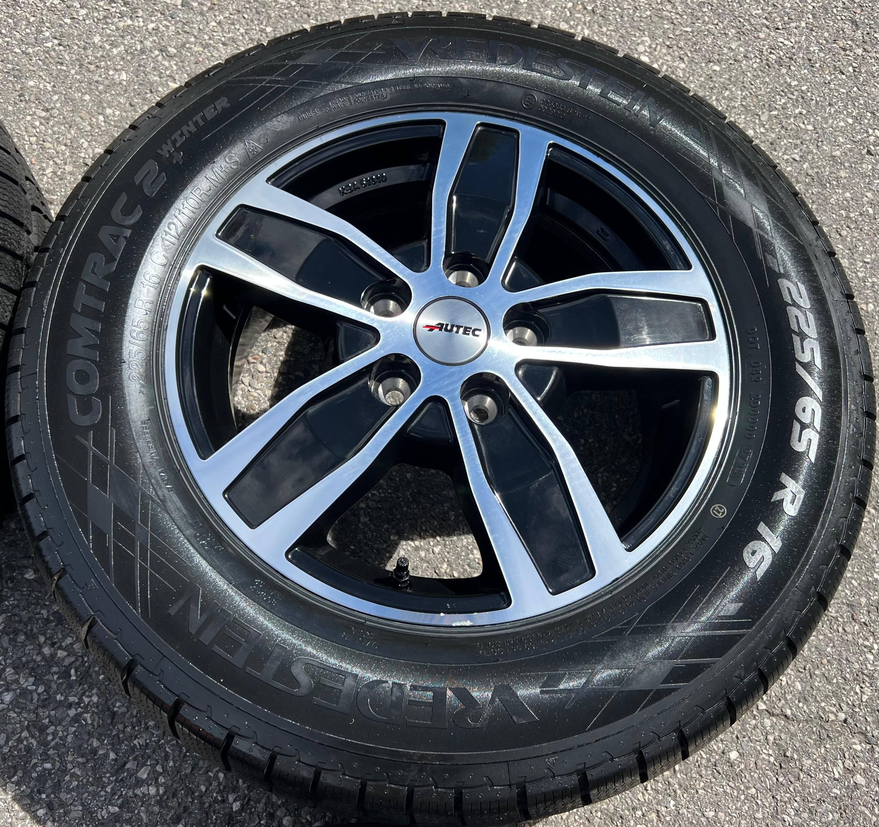 4 roues d'hiver en alliage pour Citroën Jumper, Fiat Ducato, Peugeot Boxer 350, Y 225/65R16C, 112/110R, neuves