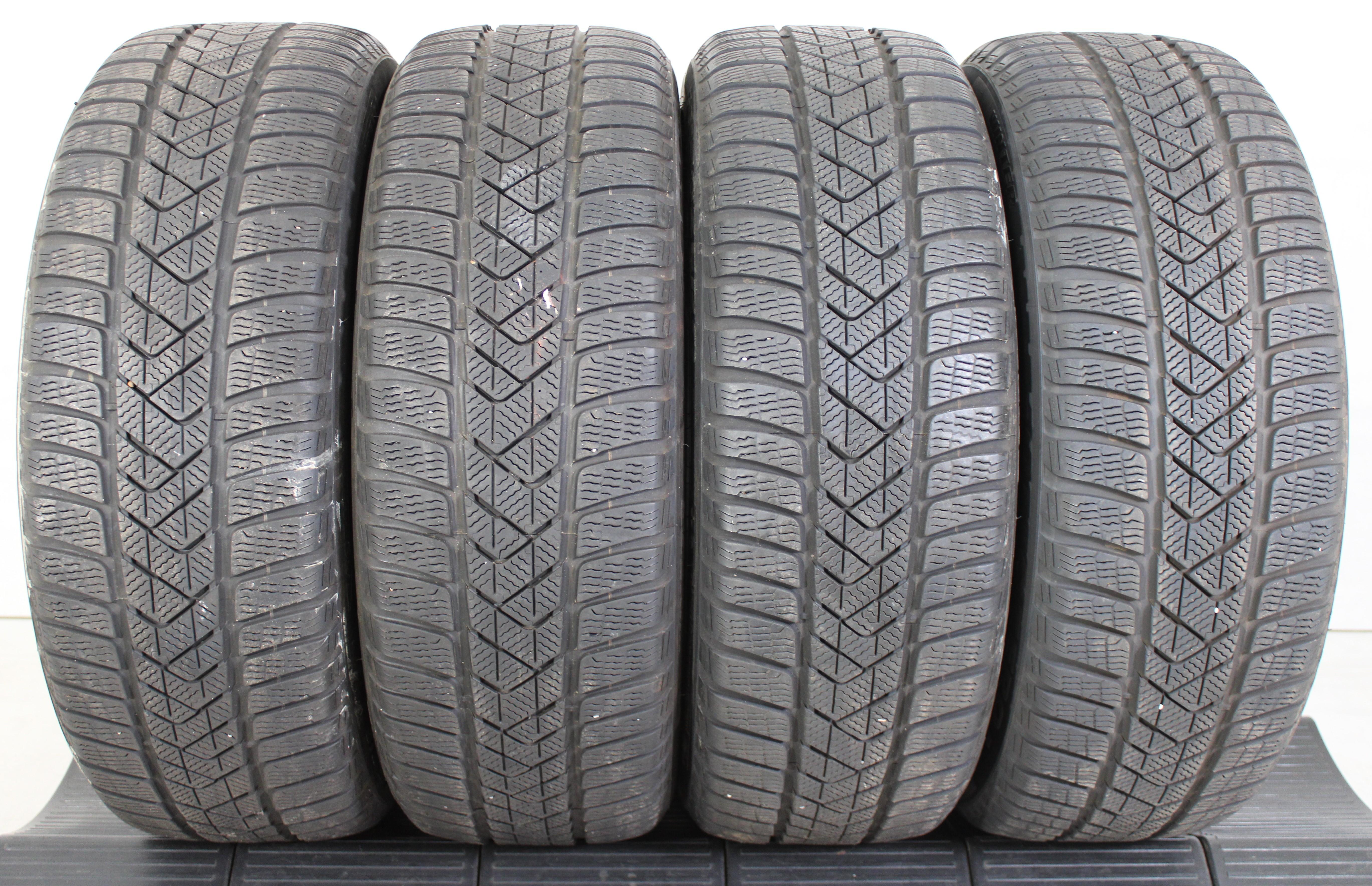 4 x 225/45R19 96V Winterreifen Pirelli Sottozero 3 Runflat 2x6-6,5mm/2x6,5-7mm 2018/2019/2x2020 *