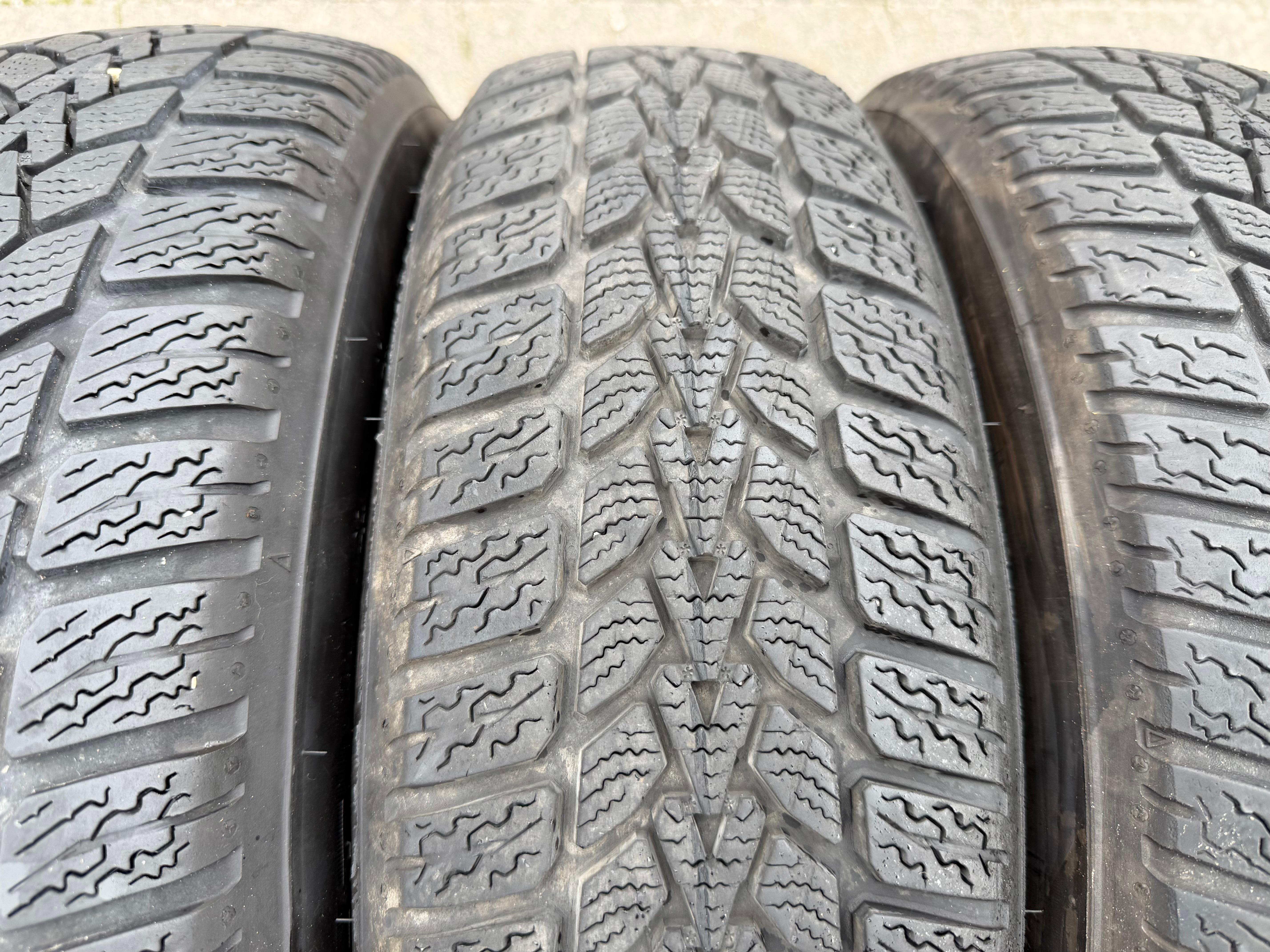4 originele winterwielen Smart 453 165/65R15 81T 185/60R15 84T Dunlop RDKS 2019