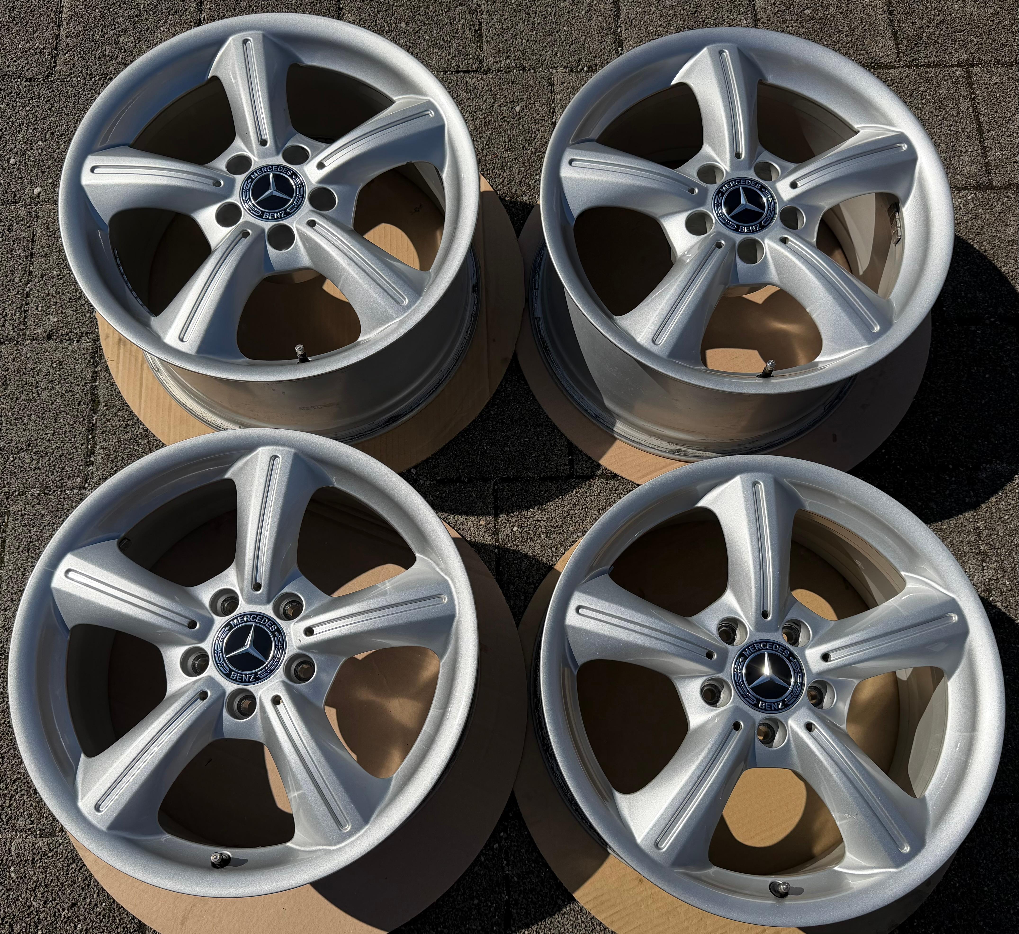 4 Original 17" Alufelgen Mercedes C-KLASSE CLK SLK 171 A1714011202 A1714011302