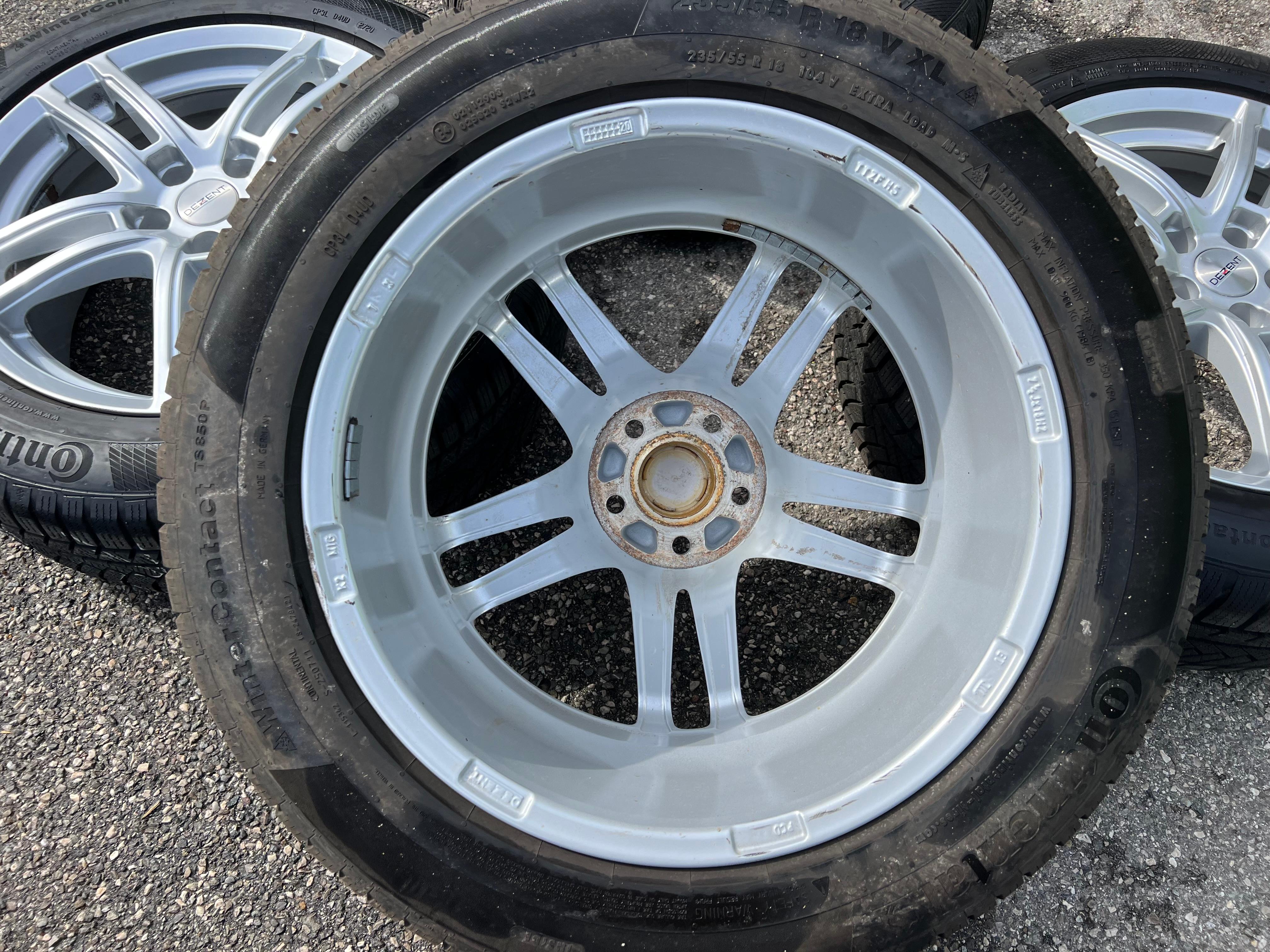 4 Alu 18" Winterräder Volvo S90 II V90 XC40 C40 X 235/55R18 104V Continental