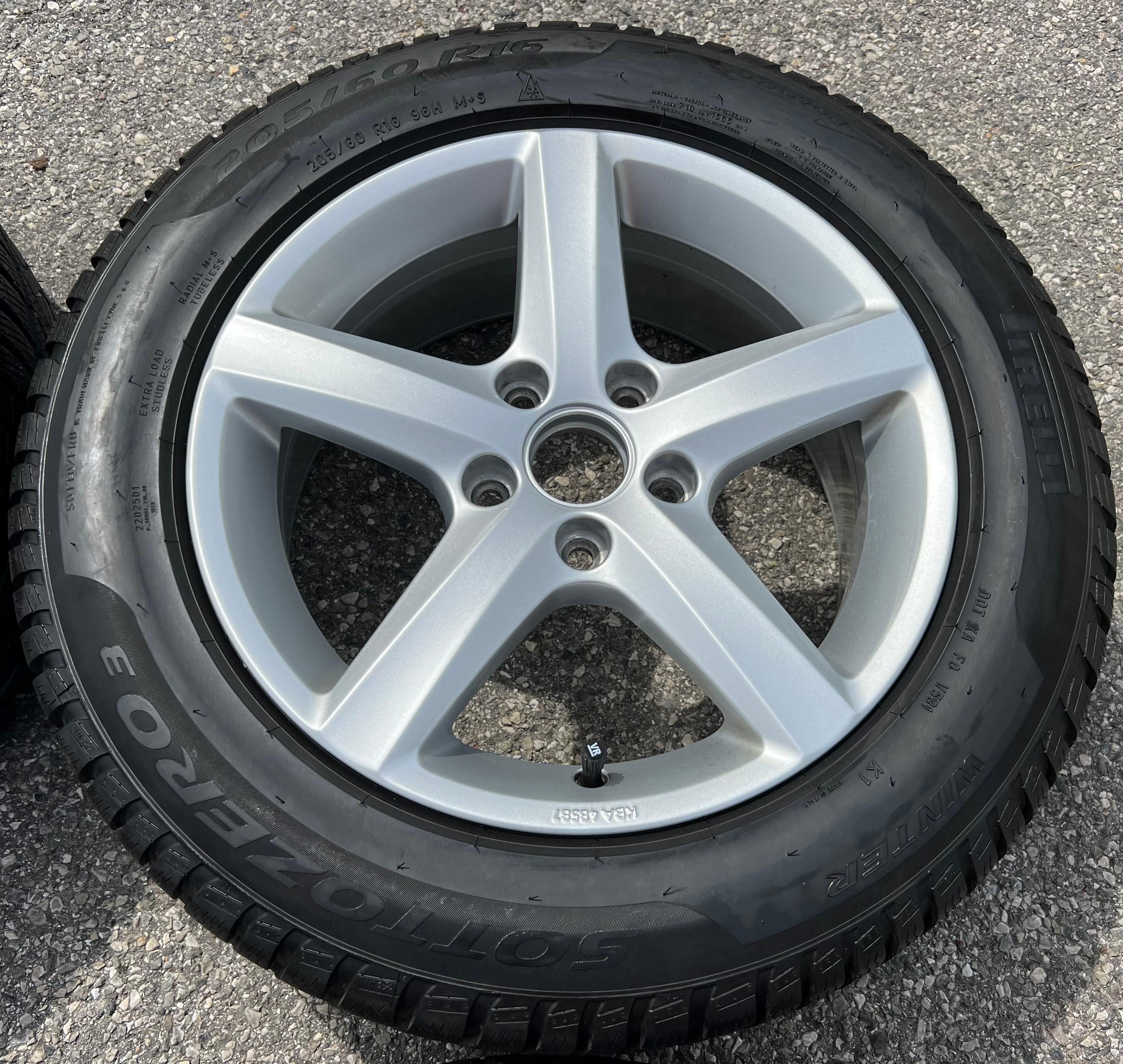 4 JANTES ALU ORIGINALES 16" VW PASSAT 3G B8 6,5x16 ET42 3AA071496A FREIHAUS