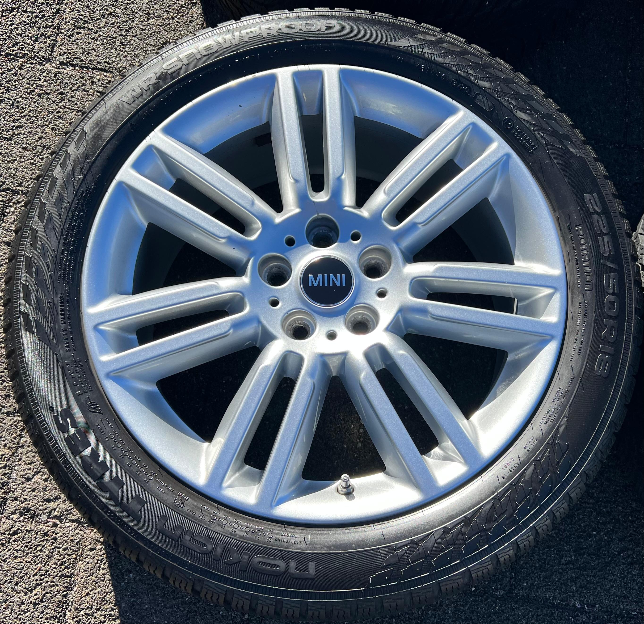 4 ORIGINAL 18" ALU WINTERRÄDER MINI COUNTRYMAN F60 225/50R18 99H 6856032 RDKS