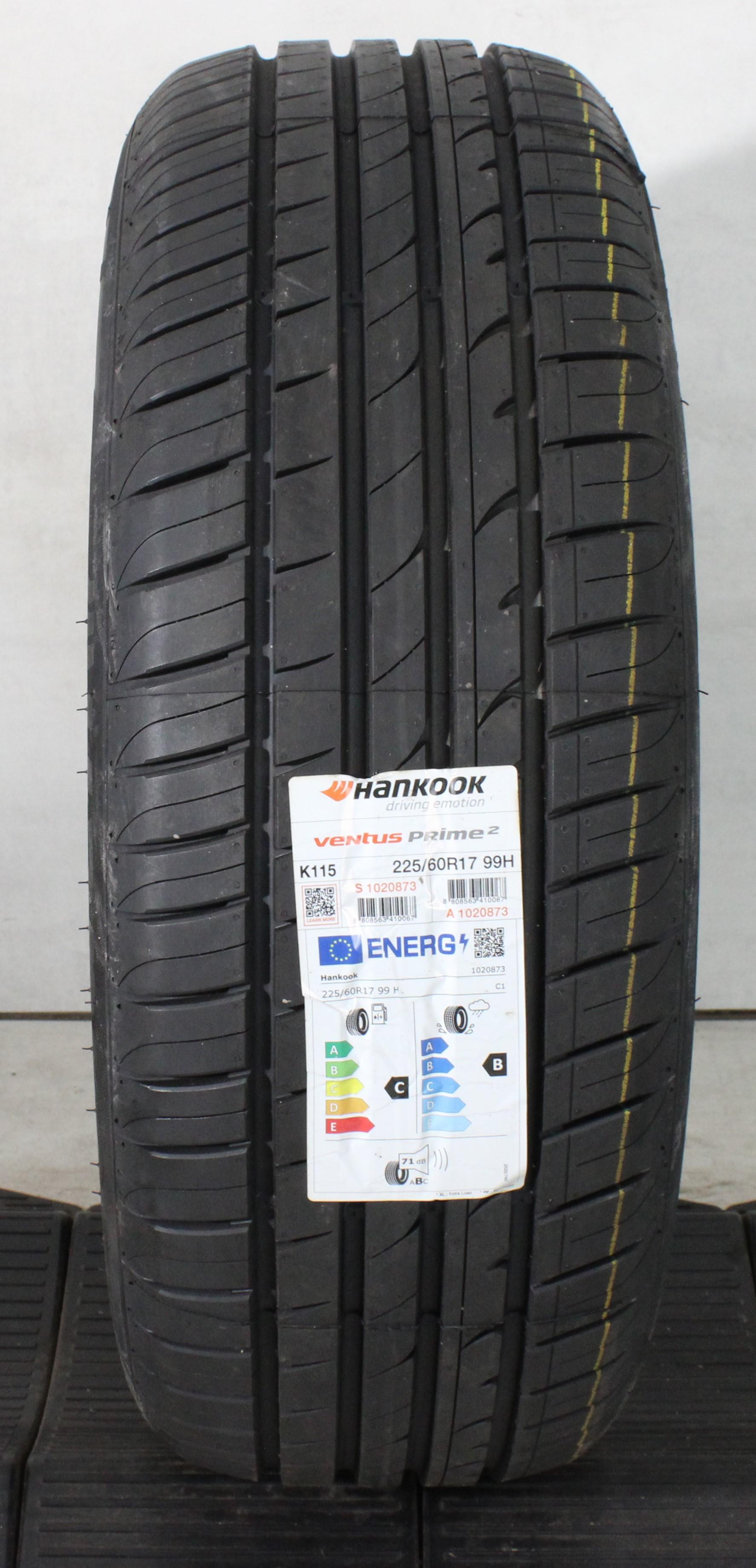 1 x 225/60R17 99H Sommerreifen Hankook Ventus Prime 2 2022