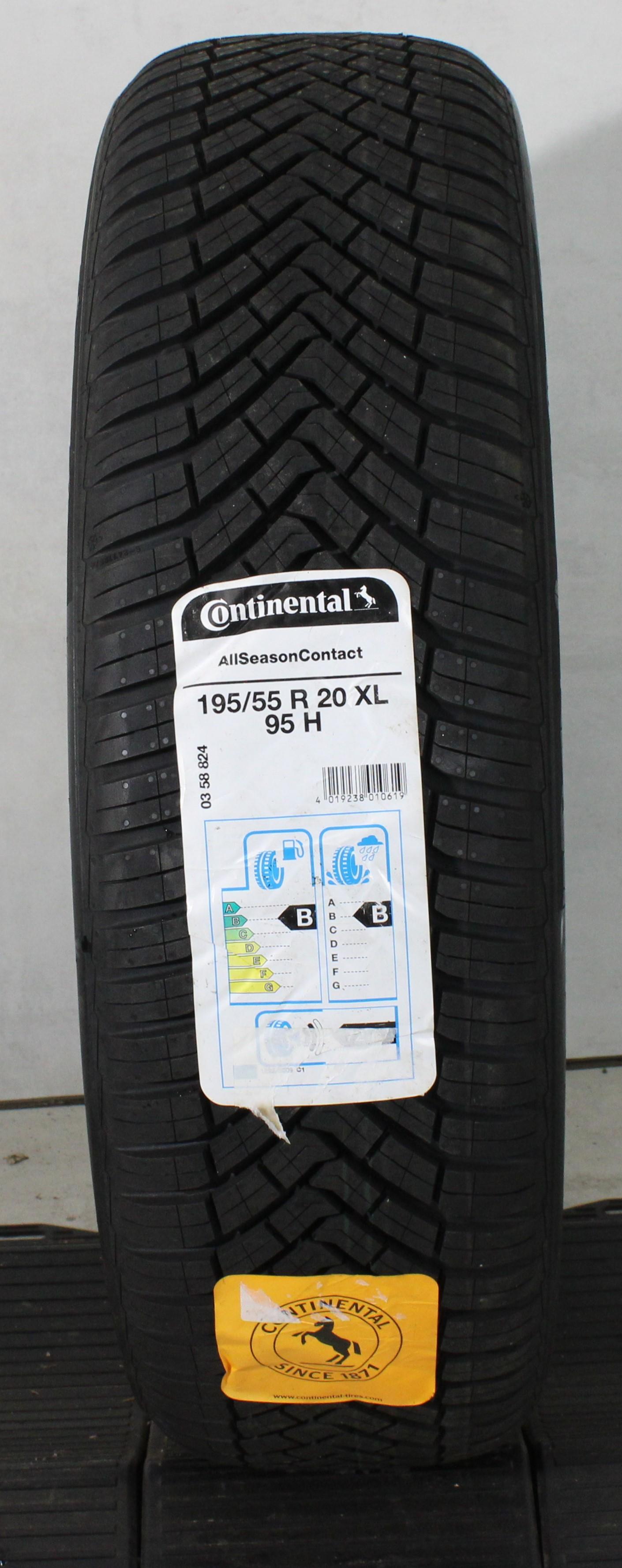 1 neumático 195/55R20 95H para todas las estaciones Continental Allseason Contact NUEVO 2019 XL