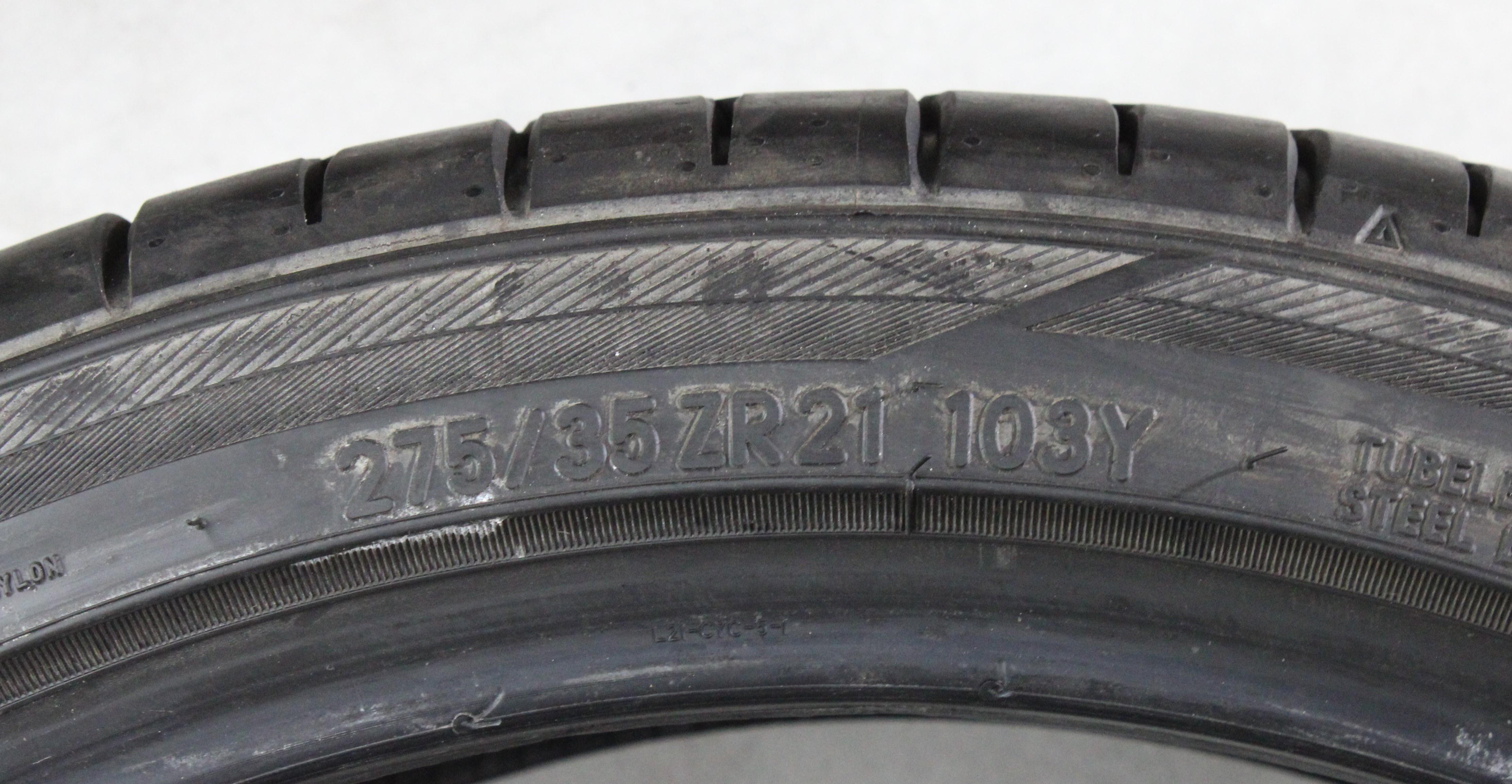 4 x 275/35R21 103Y Sommerreifen Toyo Proxes Sport 7,5mm 2022