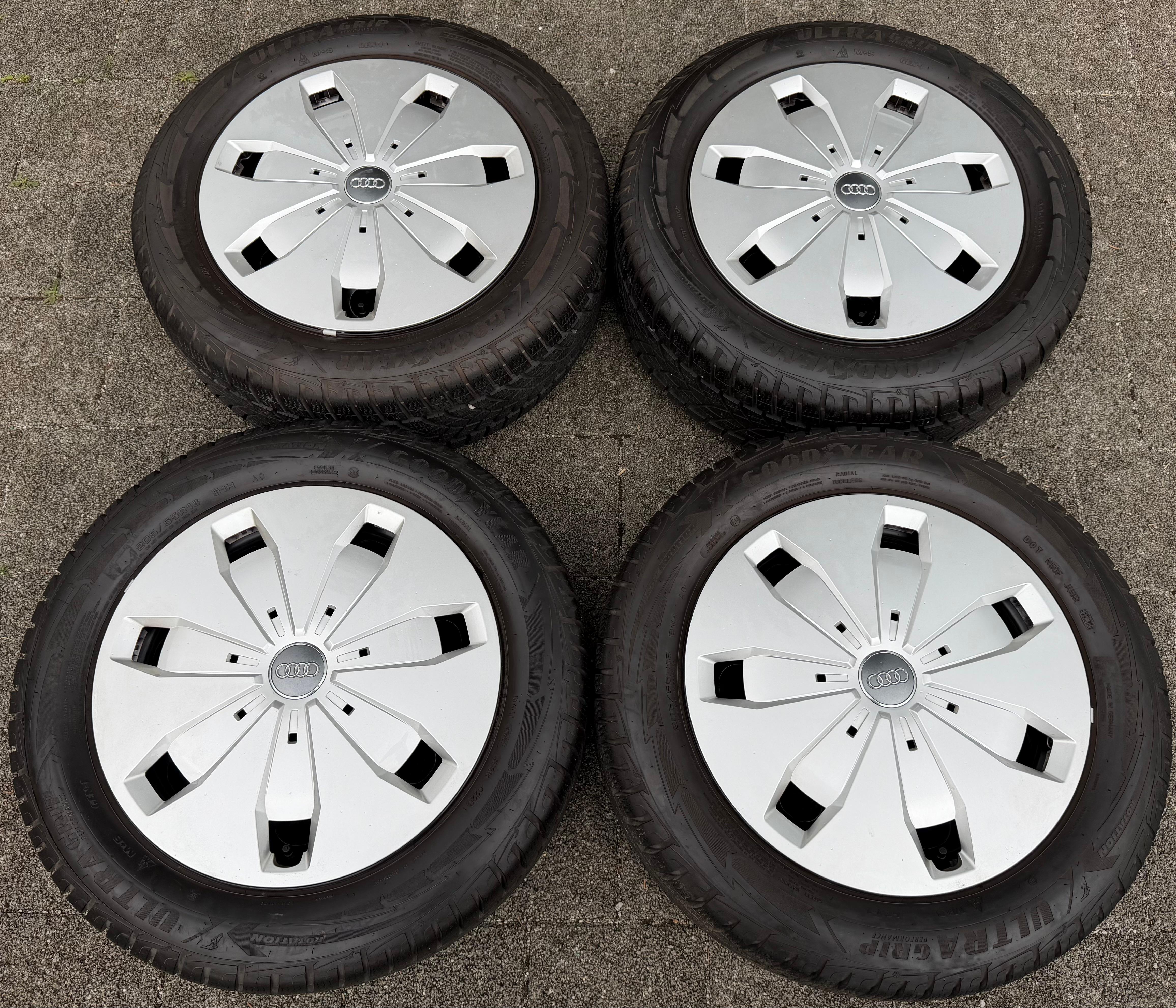 4 ruedas de invierno Audi A3 8V Sportback Cabrio 205/55R16 91H Goodyear 8V0601027A 2020
