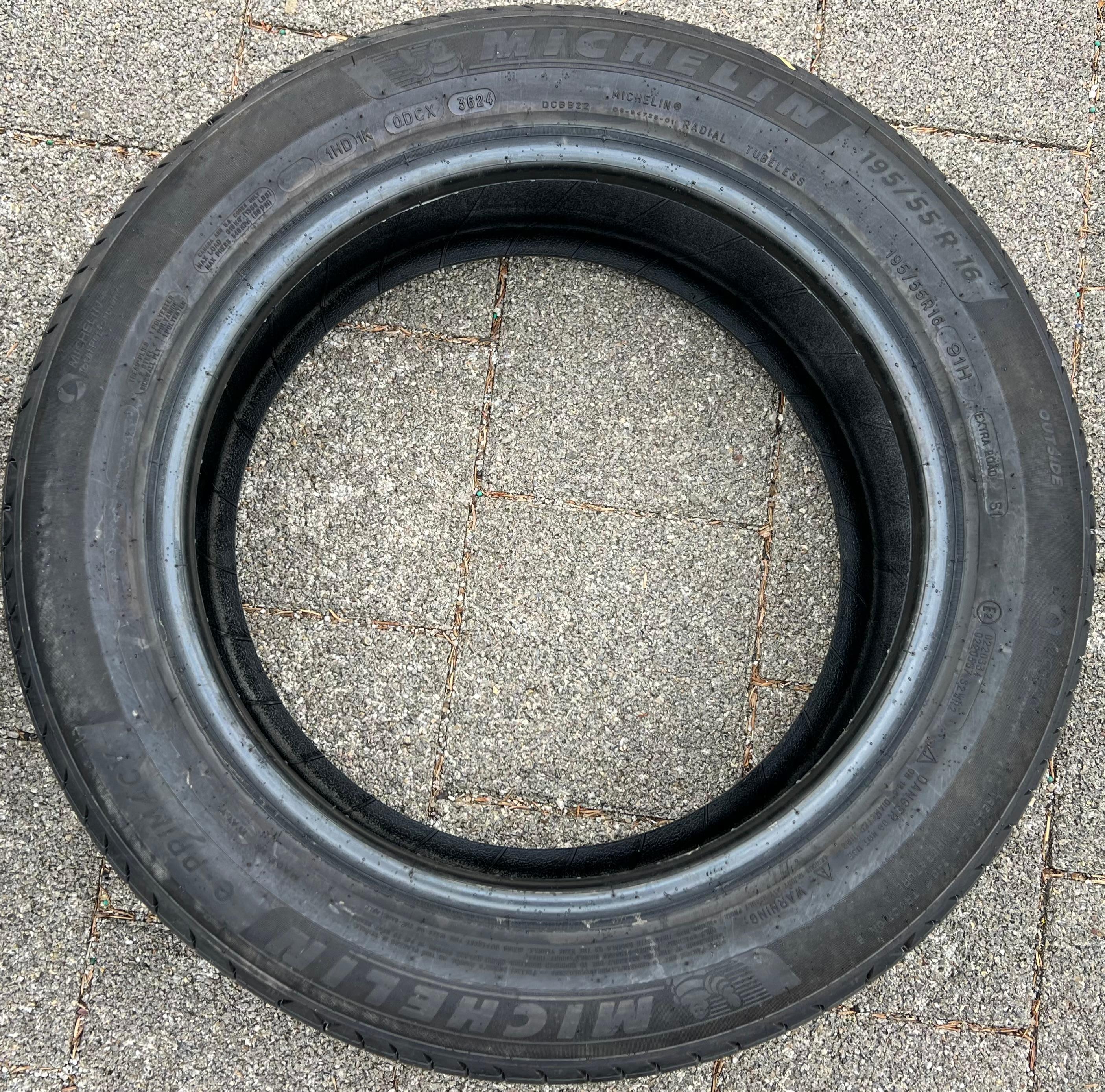 4 neumáticos de verano Michelin E Primacy 195/55R16 91H con banda de rodadura completa, 2024