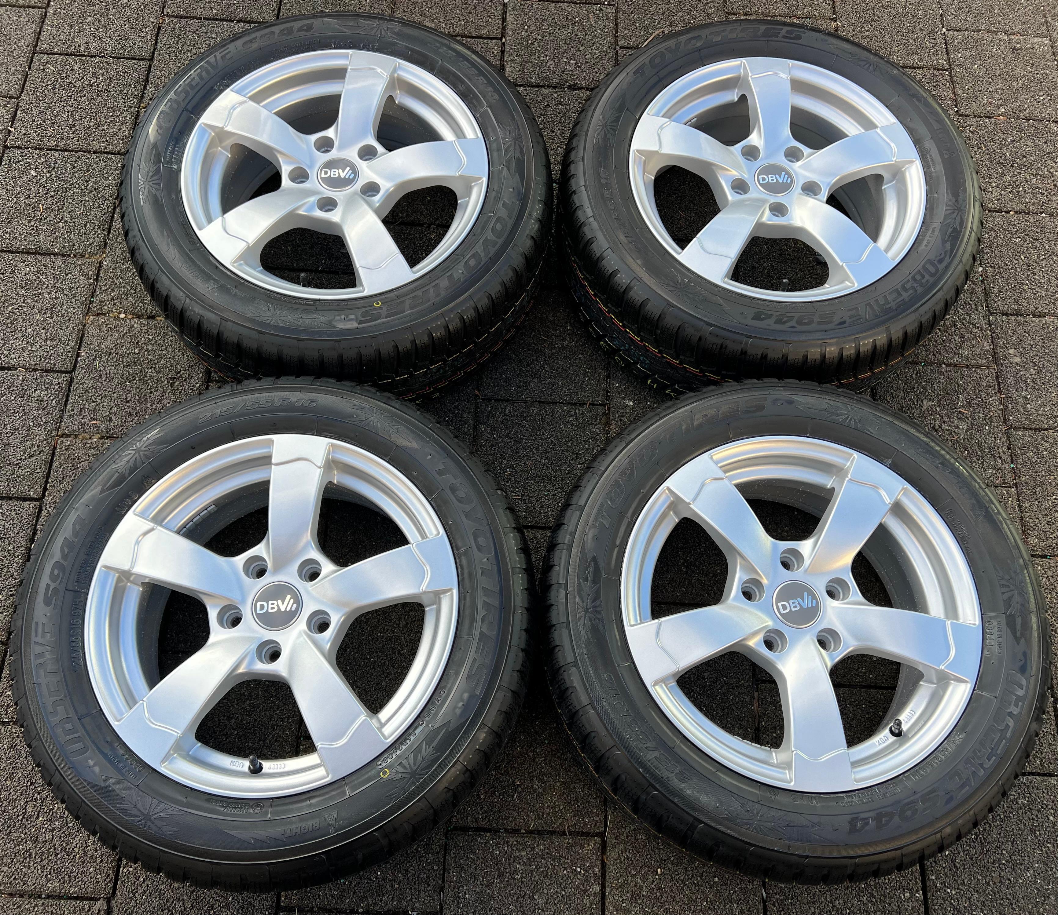 4 ALU WINTERRÄDER AUDI A4 8E SKODA YETI 5L VW PASSAT 3C EOS SHARAN 215/55R16 97H