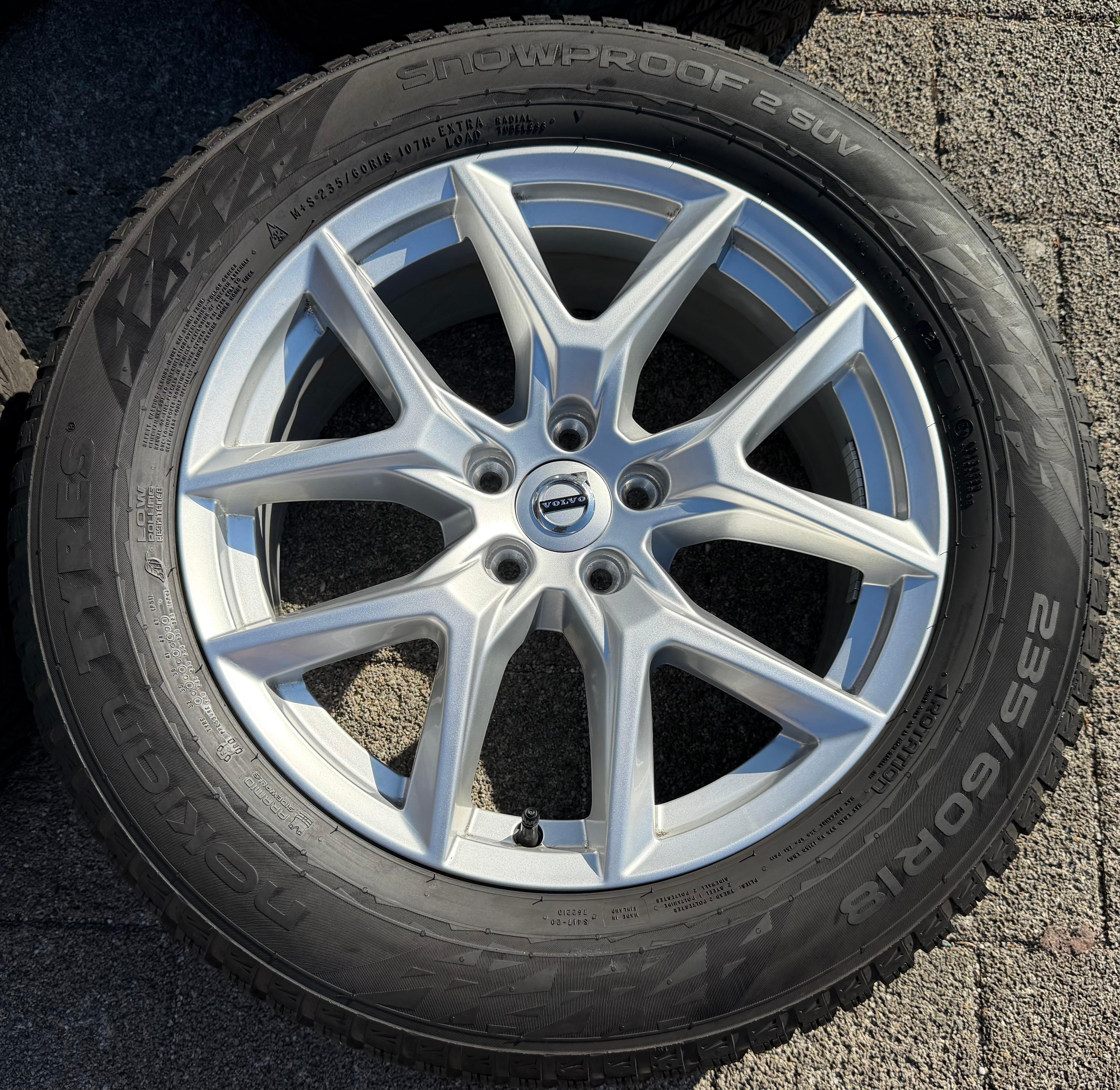 4 Original 18" Alu Winterräder Volvo XC60 II 31423851 235/60R18 107H NOKIAN 2025