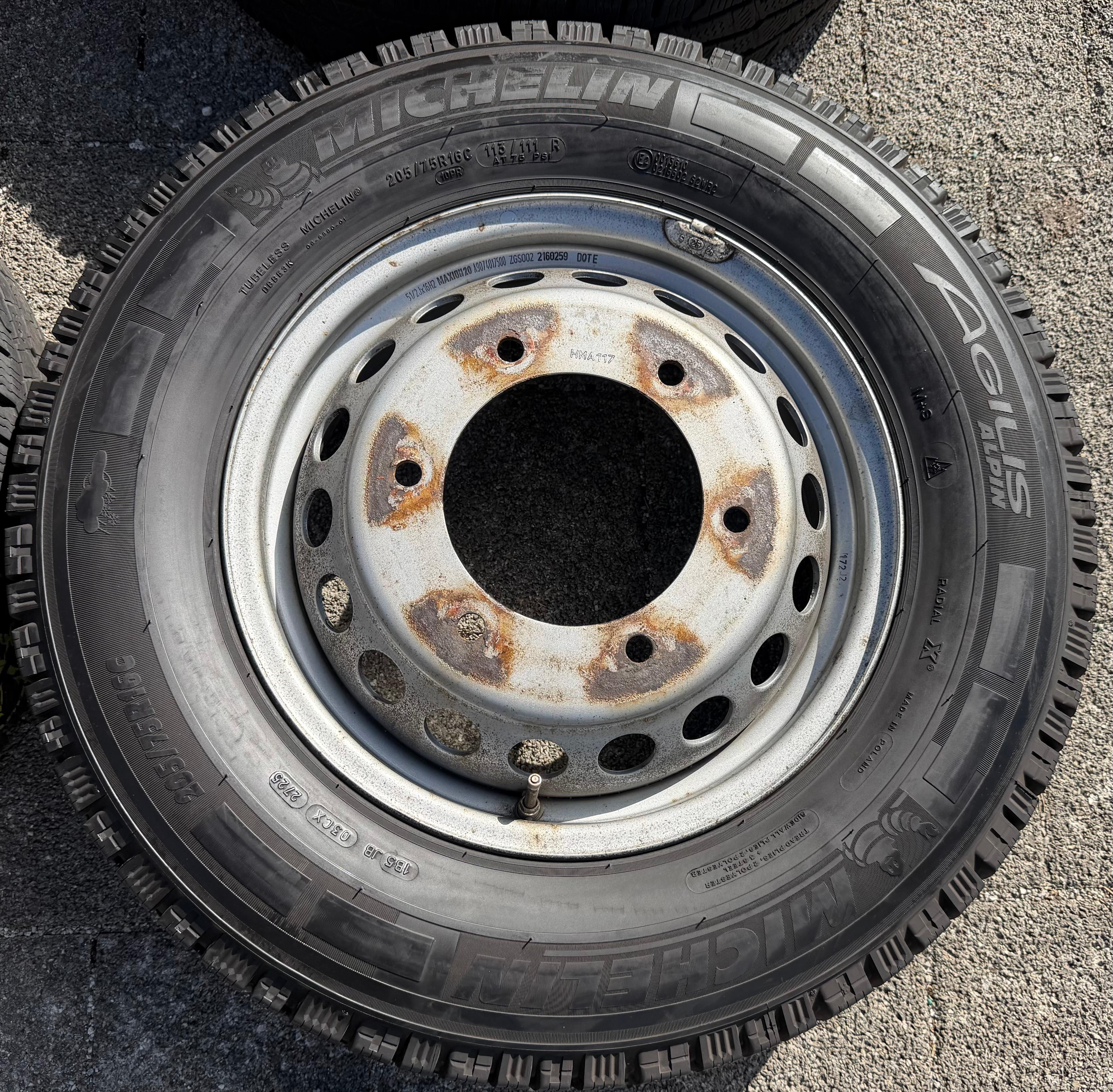 6 x WINTERRÄDER MERCEDES SPRINTER W906 A9064013800 205/75R16C 113/111R