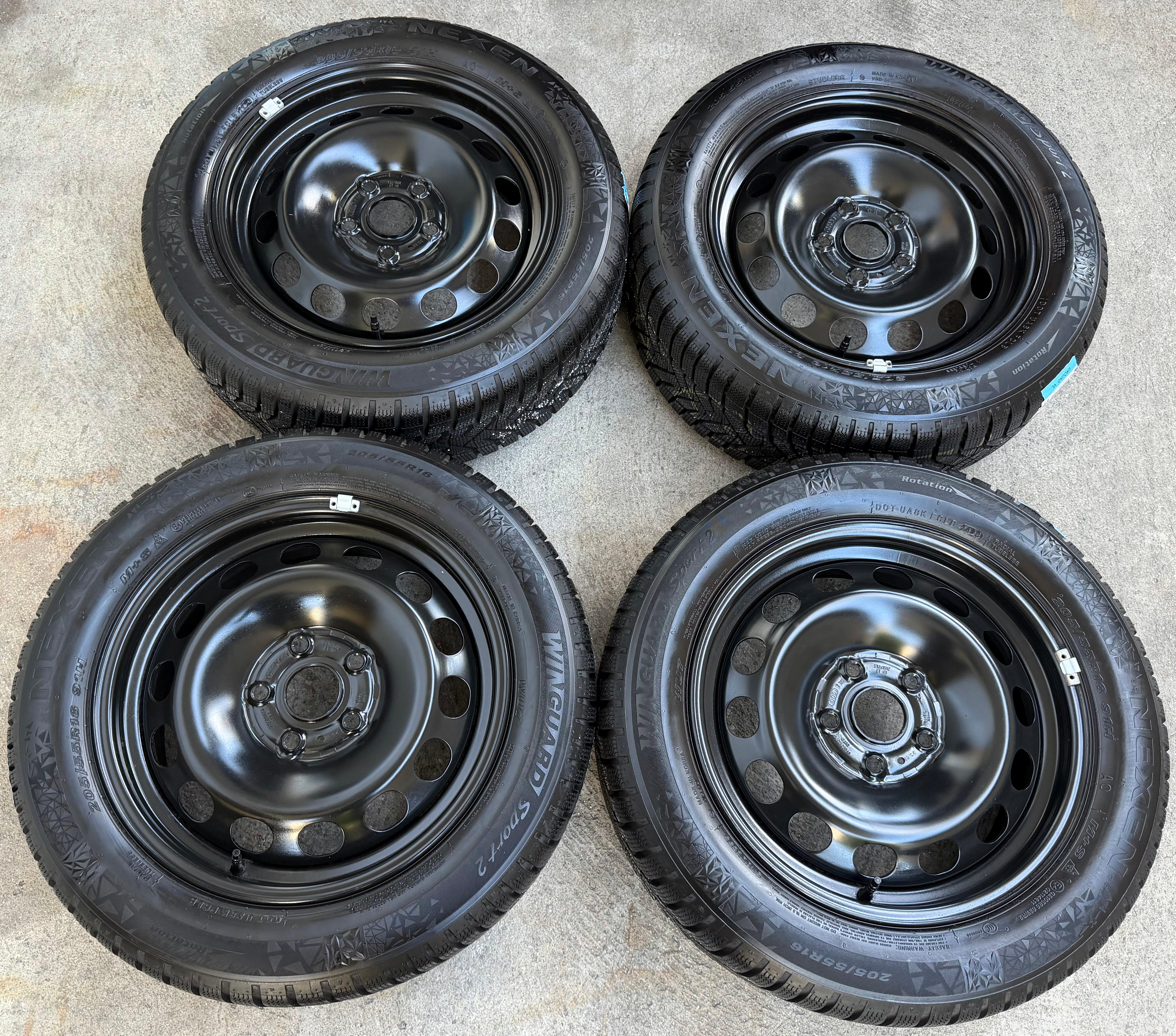 4 Winterräder Audi A3 8V Sportback Cabrio  205/55R16 91H Nexen 8V0601027A 2023
