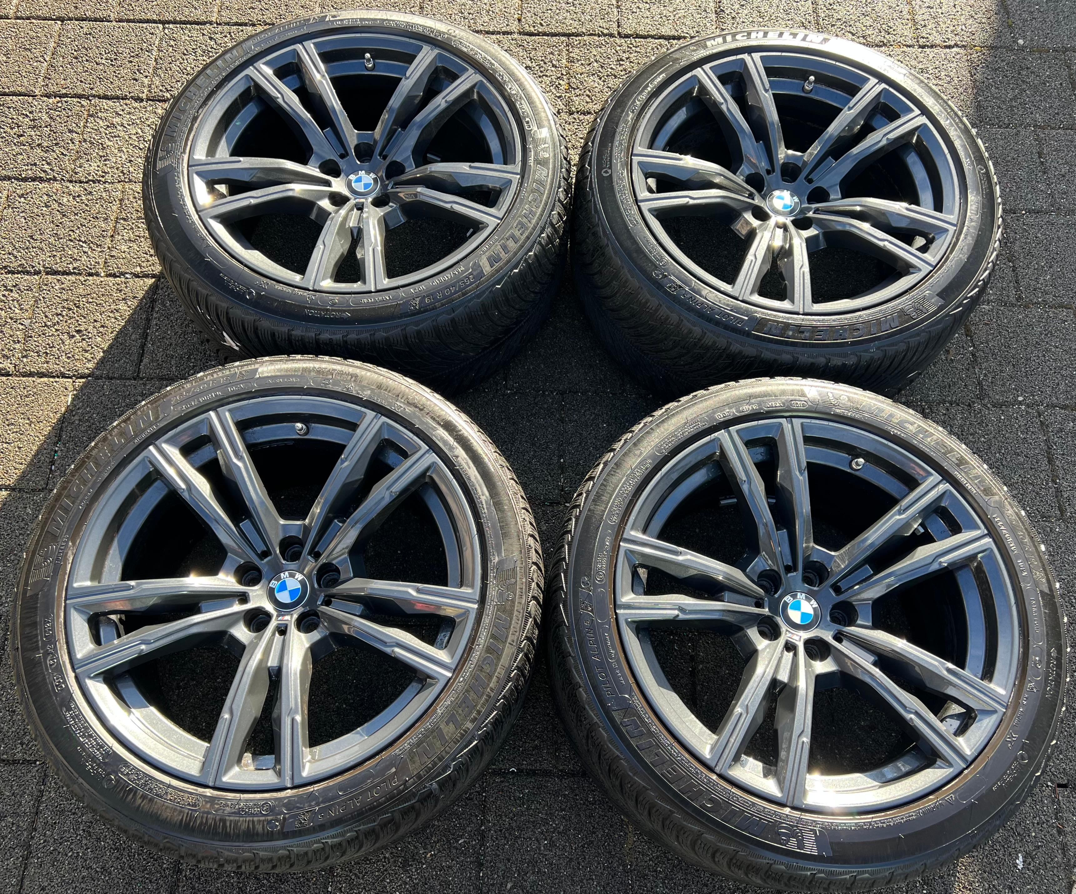 4 CERCHI INVERNALI ORIGINALI IN ALLUMINIO DA 19" BMW M5 F90 M8 F91 F92 F93 STYLING M812 CONSEGNA GRATUITA