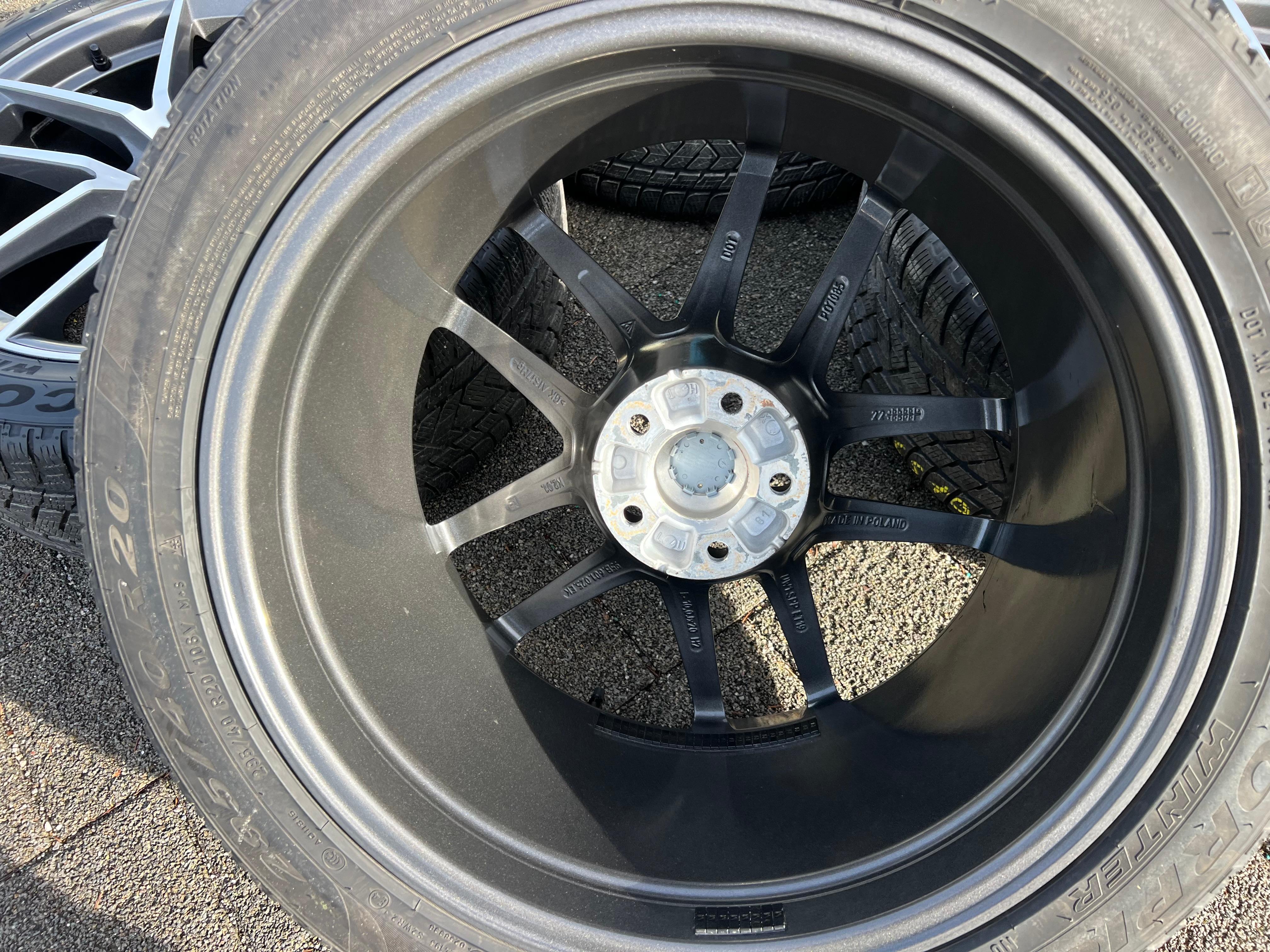 4 ORIGINAL 20" ALU WINTERRÄDER PORSCHE MACAN 265/45R20 104V 295/40R20 106V RDKS