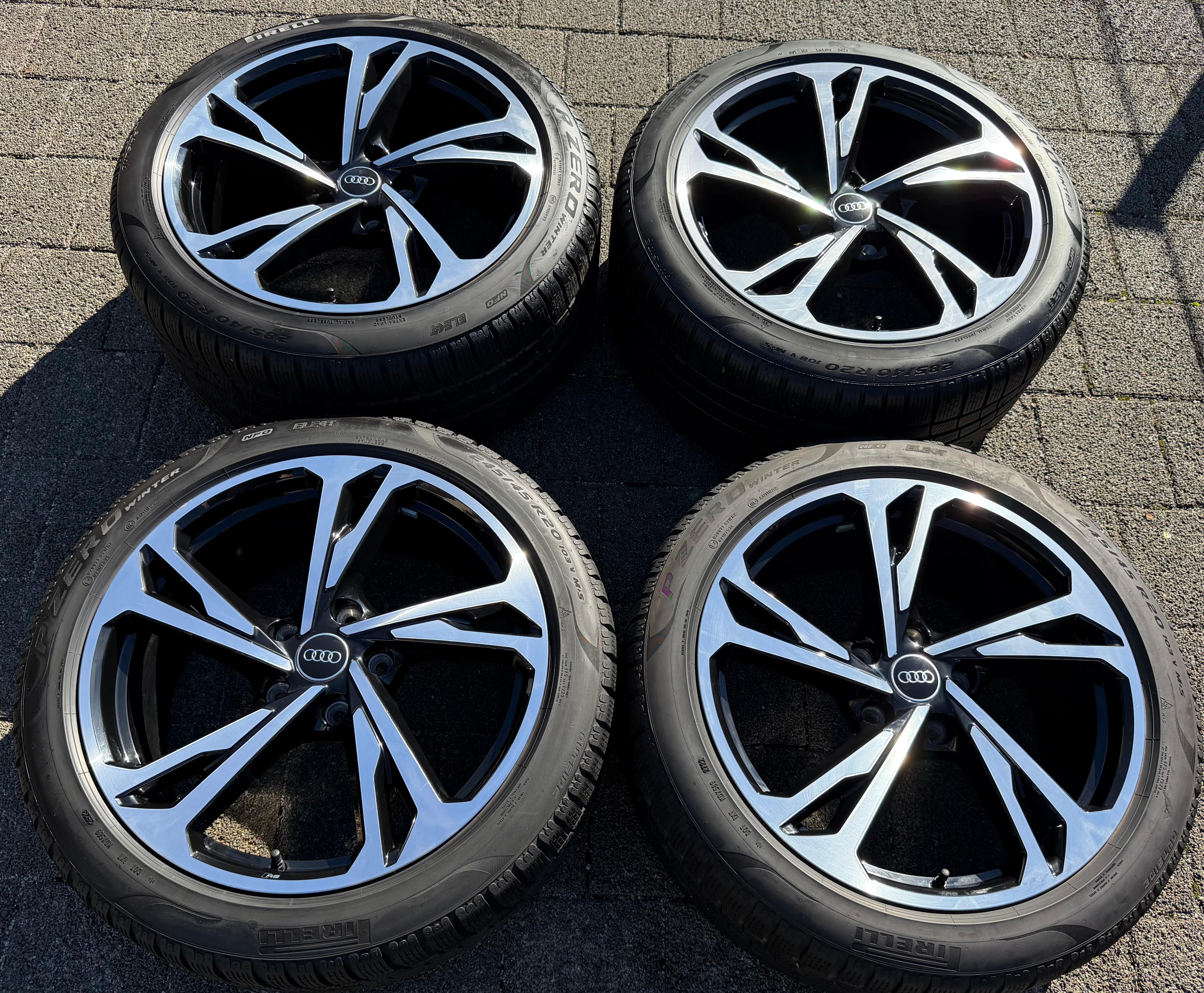 4 ORIGINAL 20" ALU WINTERRÄDER AUDI ETRON E-TRON GT 4J3601025AM 4J3601025AL