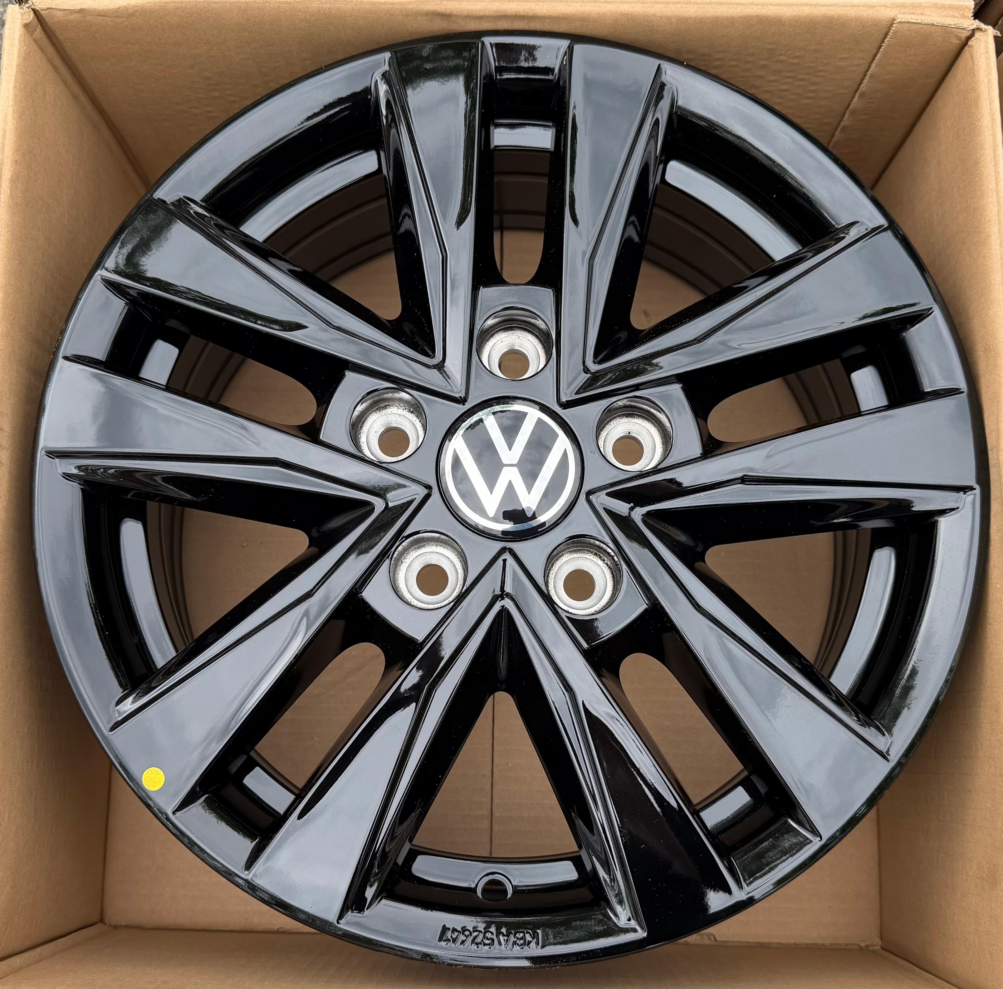 1 X ORIGINAL 16" ALUFELGE VW T7 BREST 7T0071496 6,5x16 ET60 SCHWARZ NEU FREIHAUS