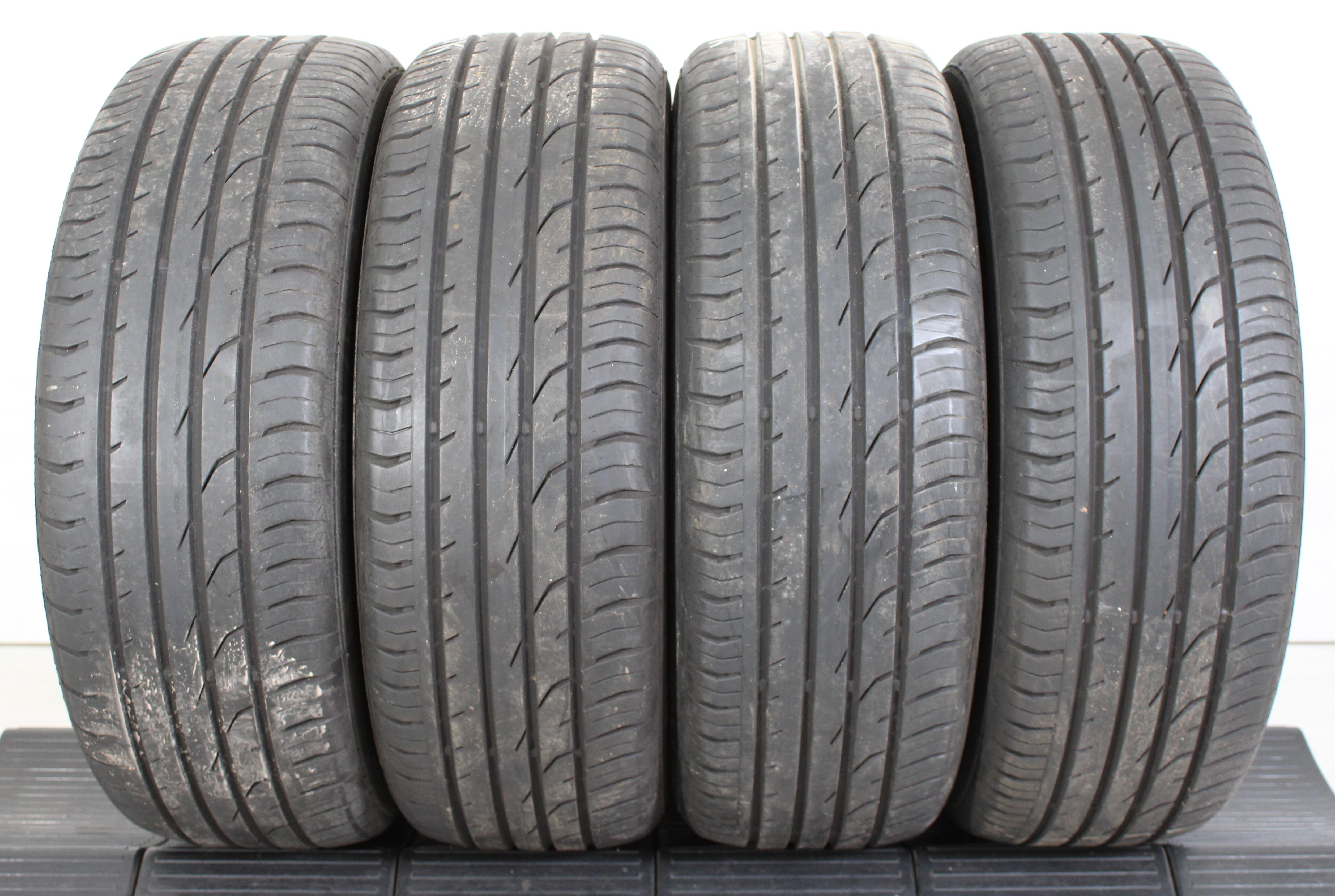 4 x 205/55R17 91V neumáticos de verano Continental Premium Contact 2 SSR Runflat 1x4,5mm 3x5-5,5mm 2013 *