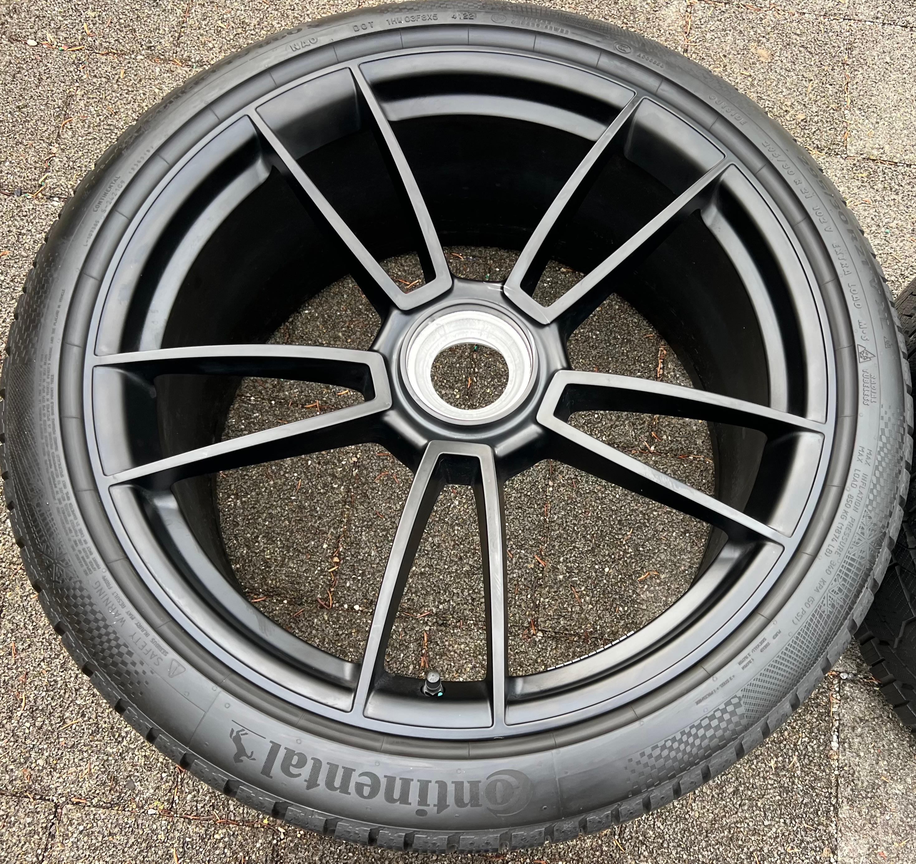 4 ORIGINAL 20" 21" ALU WINTERRÄDER PORSCHE 911 992 GTS ZENTRALVERSCHLUSS CENTERLOCK